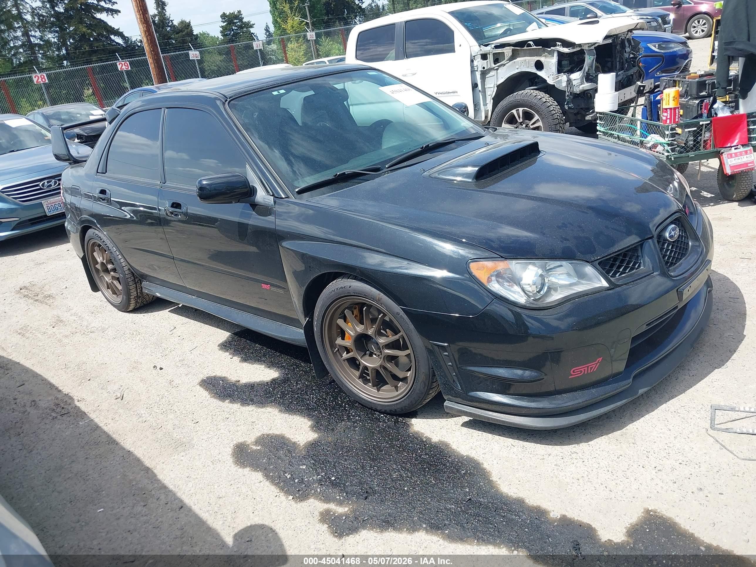 2006 Subaru Impreza WRX STI, VIN JF1GD70686L505717 — Vandalism
