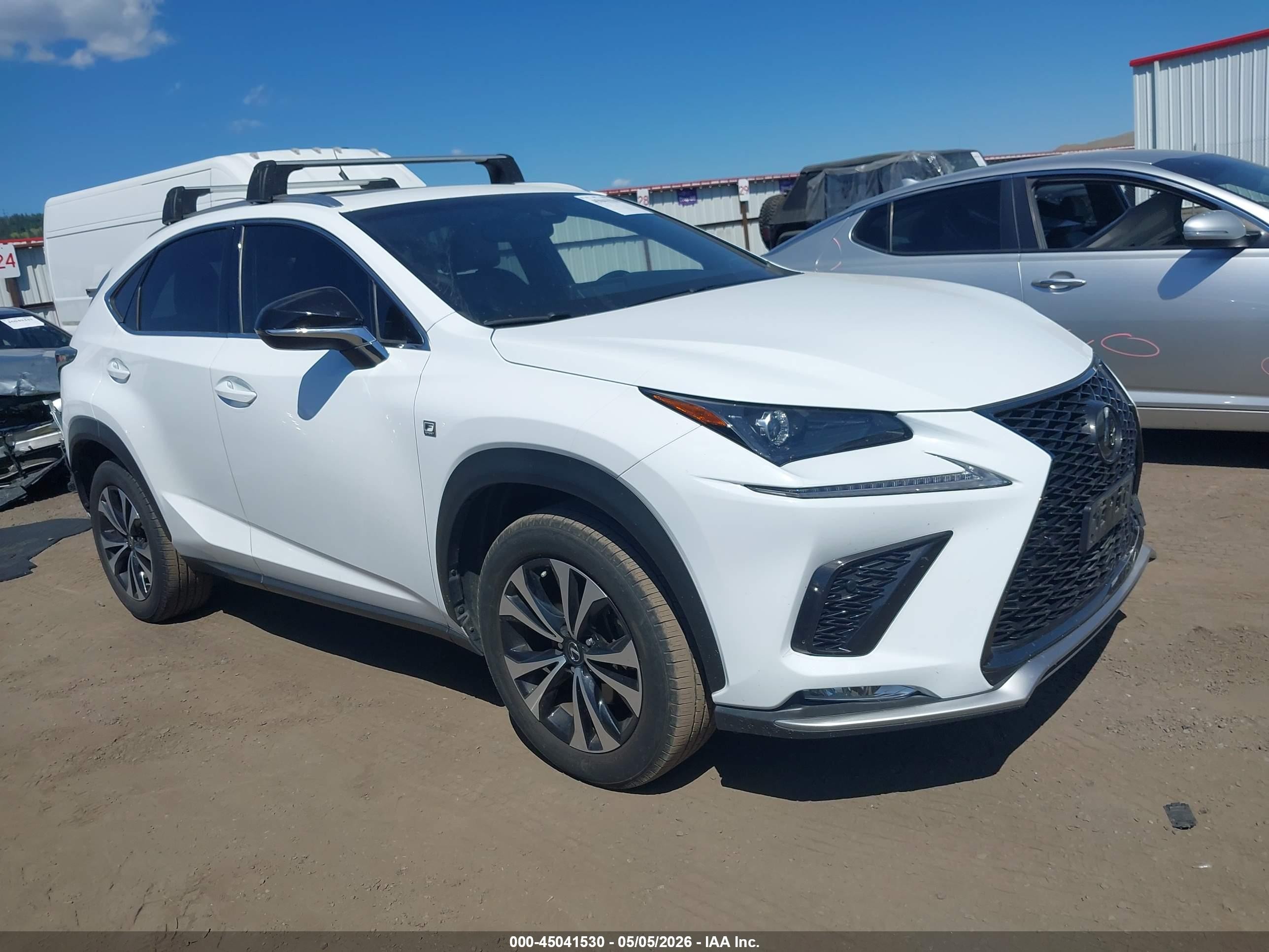 2018 Lexus NX 300 F Sport, VIN JTJBARBZ5J2158097 — Front end