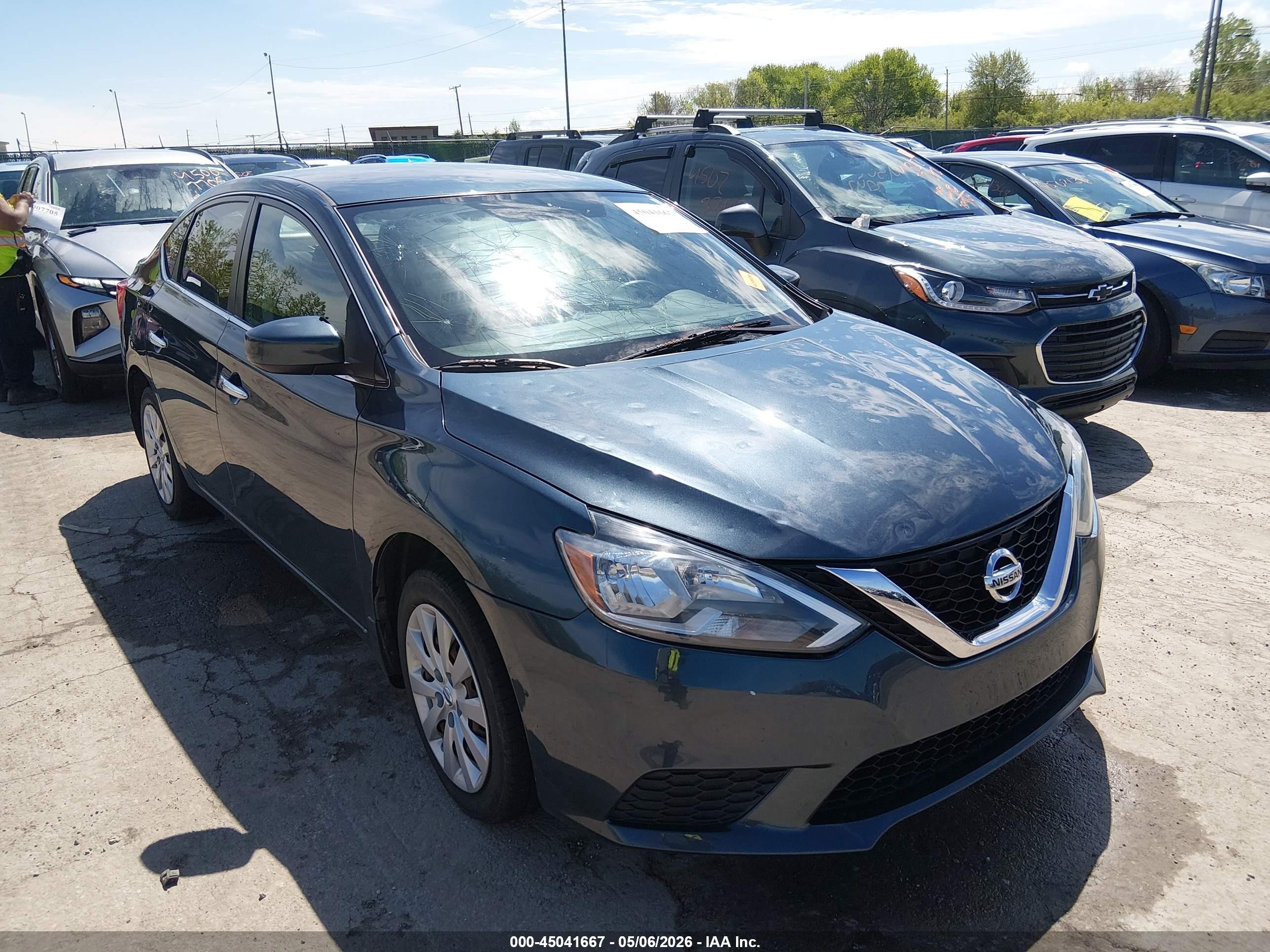 2016 Nissan Sentra SV, VIN 3N1AB7AP6GL683017 — Hail