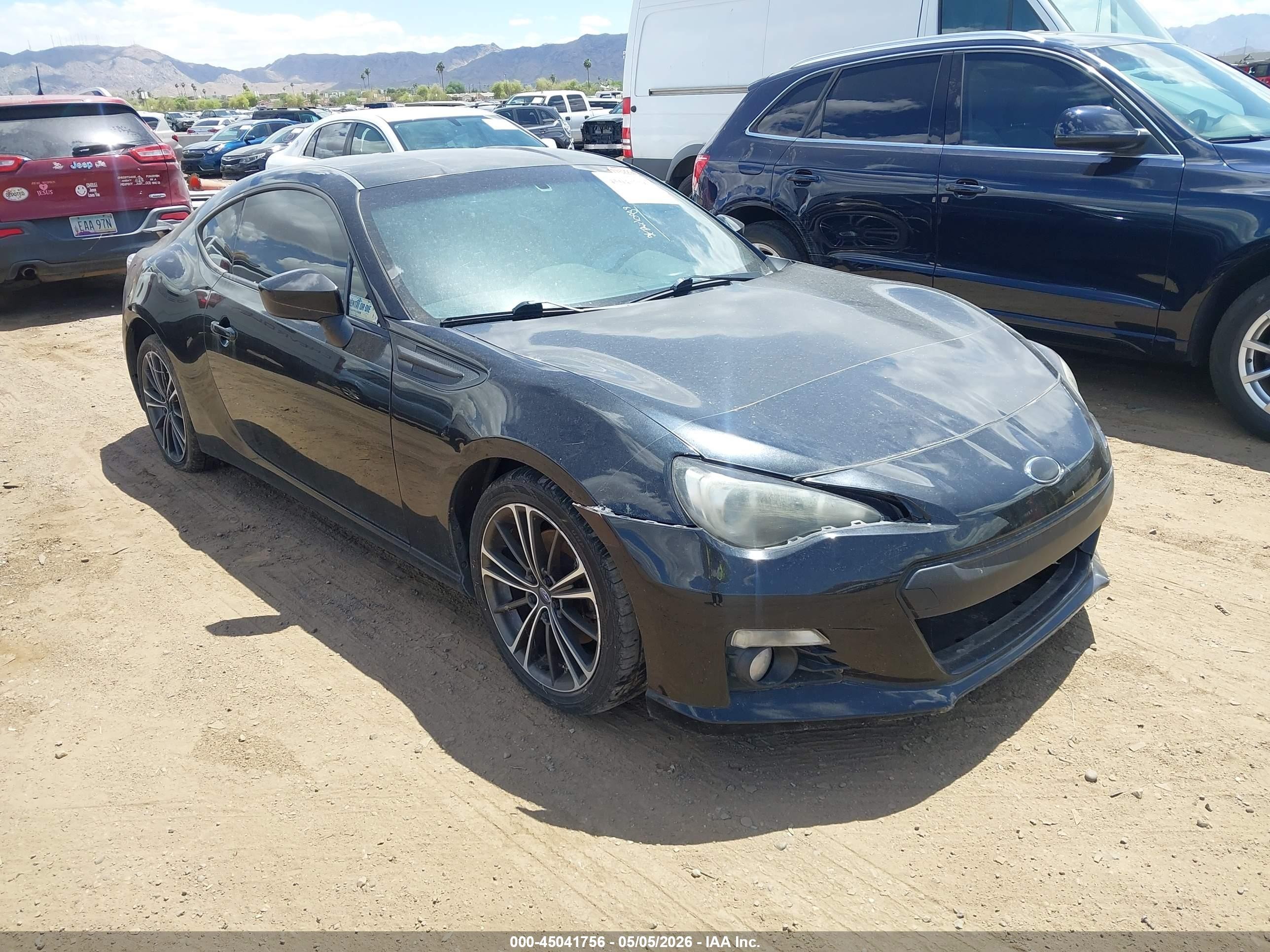 2014 Subaru BRZ Limited, VIN JF1ZCAC17E9601553 — Rear end