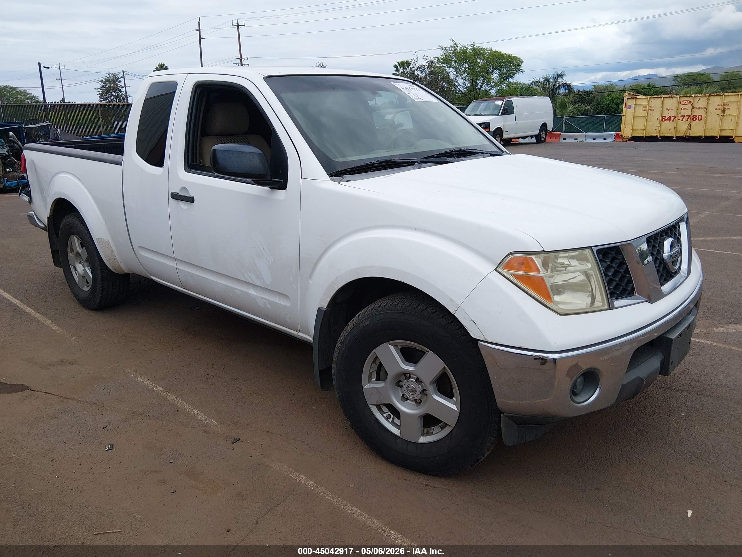 2008 Nissan Frontier SE, VIN 1N6AD06U68C403863 — Rear end