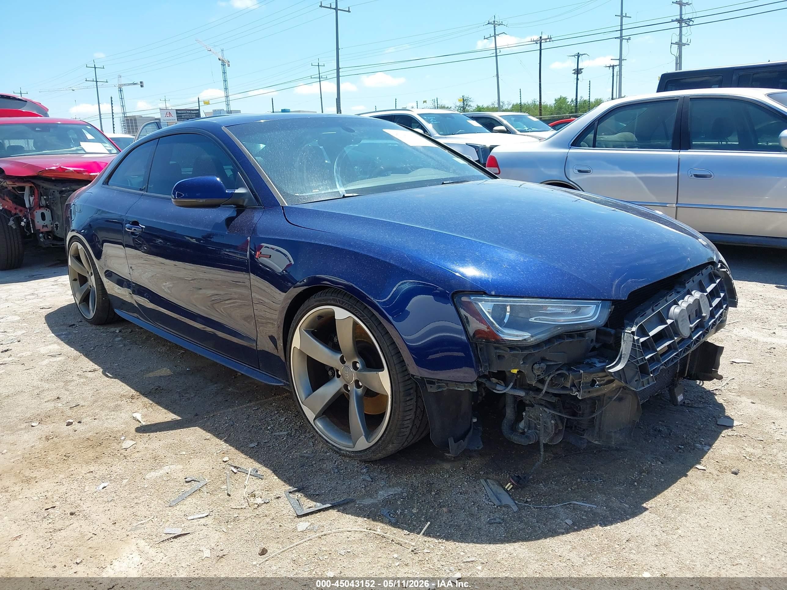 2014 Audi S5 Premium Plus, VIN WAUCGAFR0EA027833 — Front end