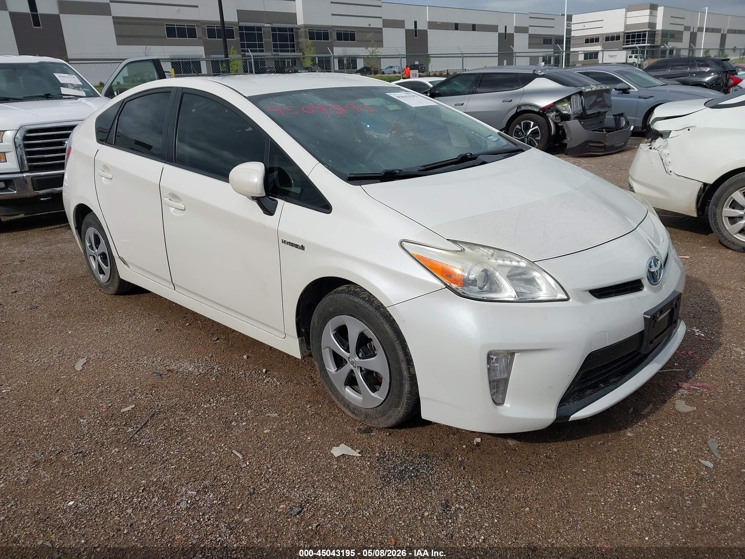 2012 Toyota Prius Two, VIN JTDKN3DU9C5533416 — Water / flood