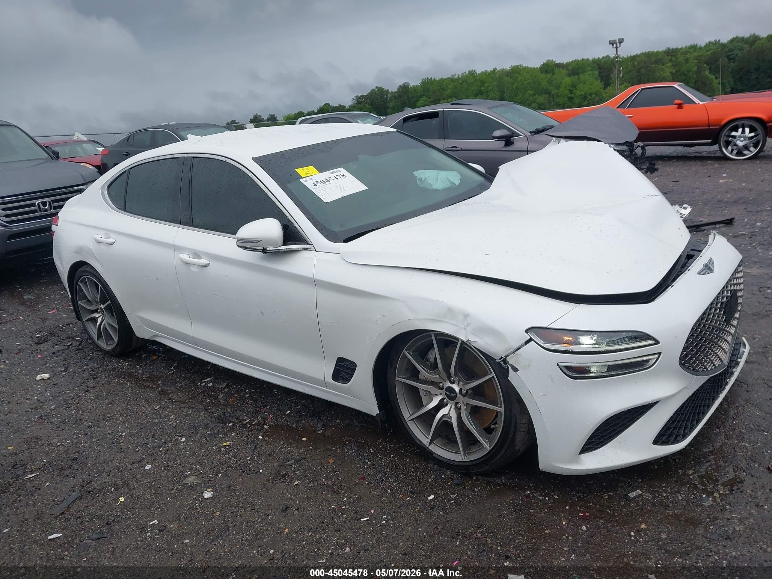 2025 Genesis G70 2.5T, VIN KMTG34SC7SU147742 — Front end