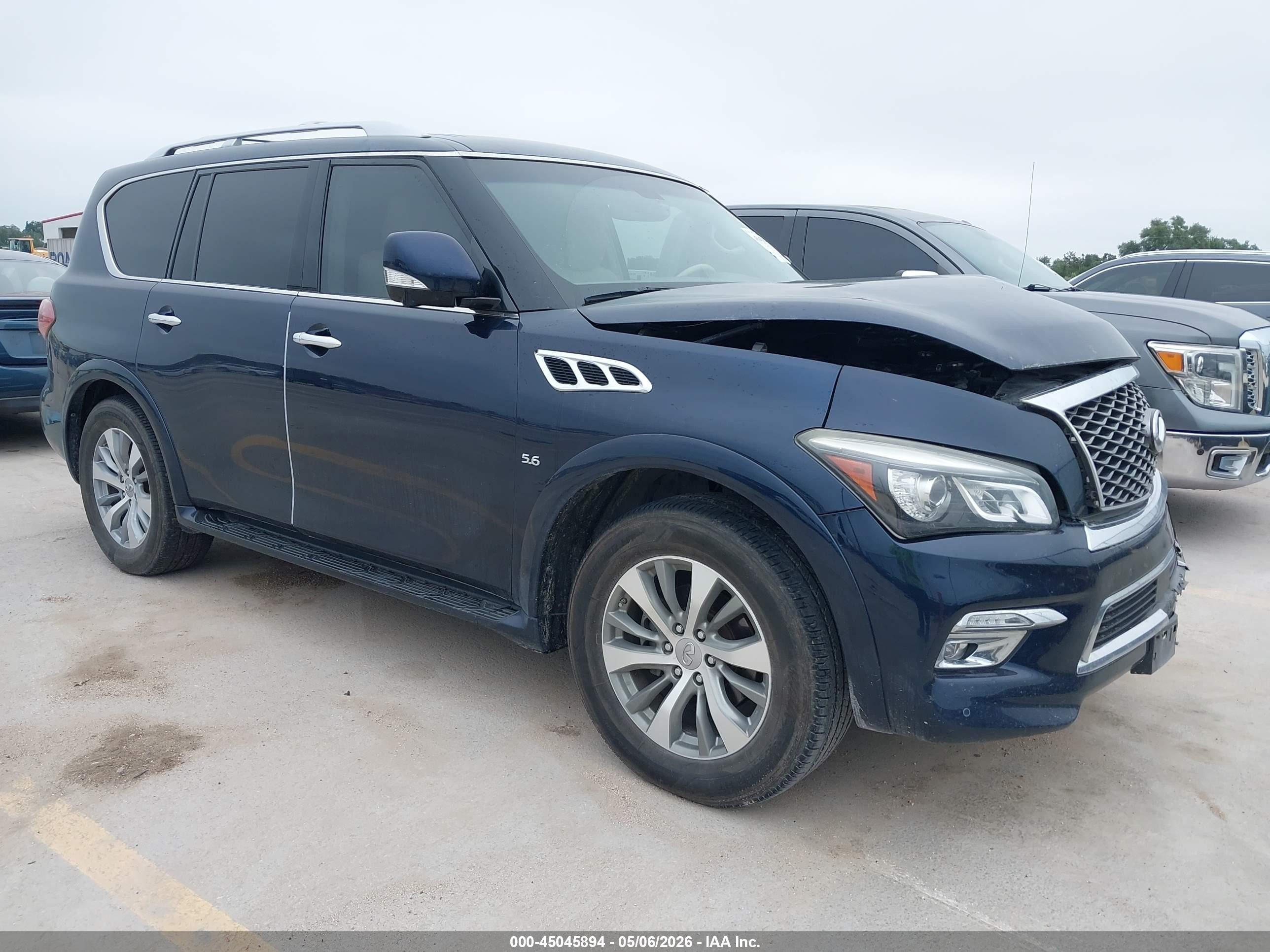 2015 Infiniti QX80, VIN JN8AZ2NF8F9571442 — Front end
