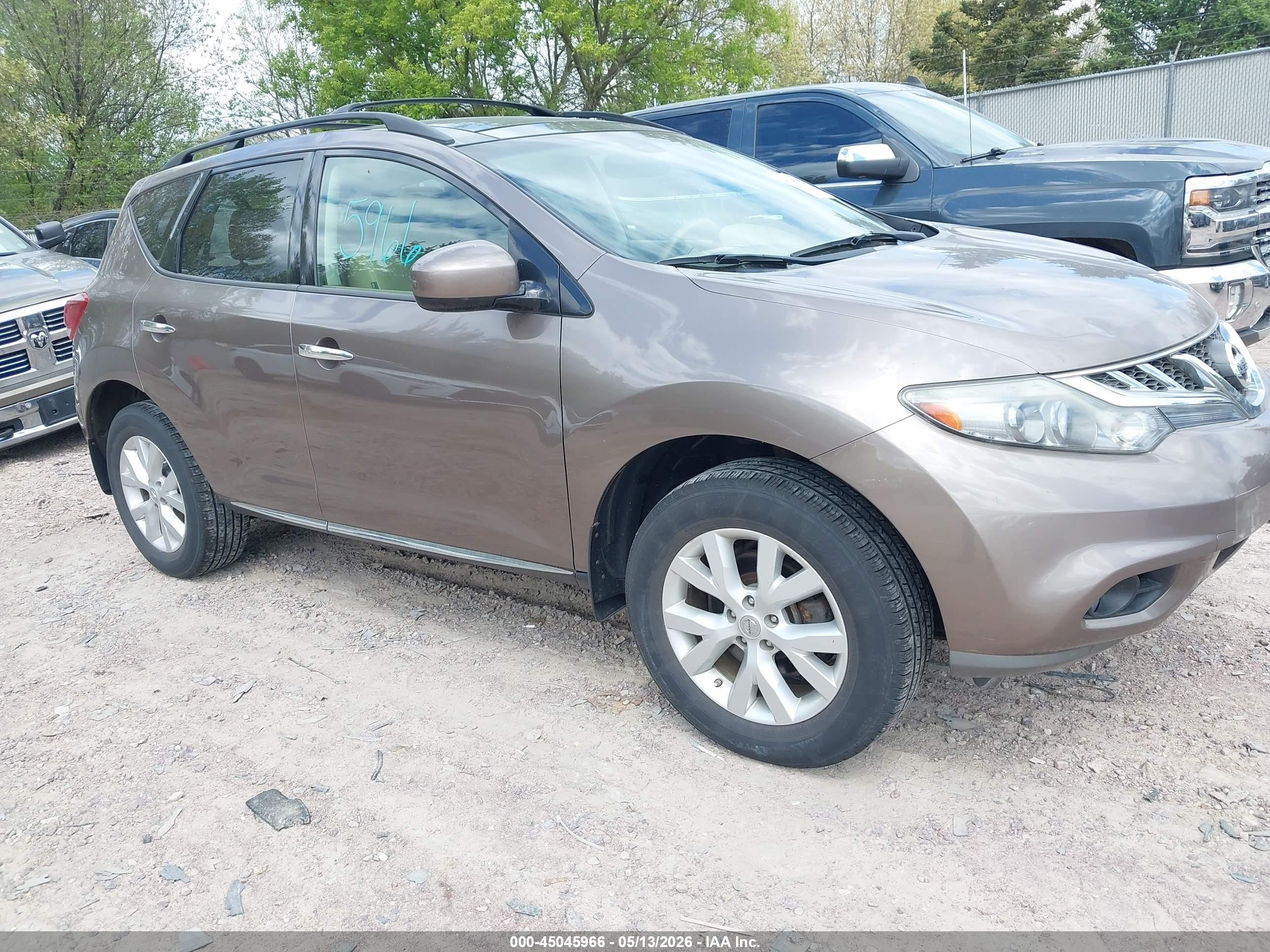 2012 Nissan Murano LE, VIN JN8AZ1MWXCW222775 — Hail