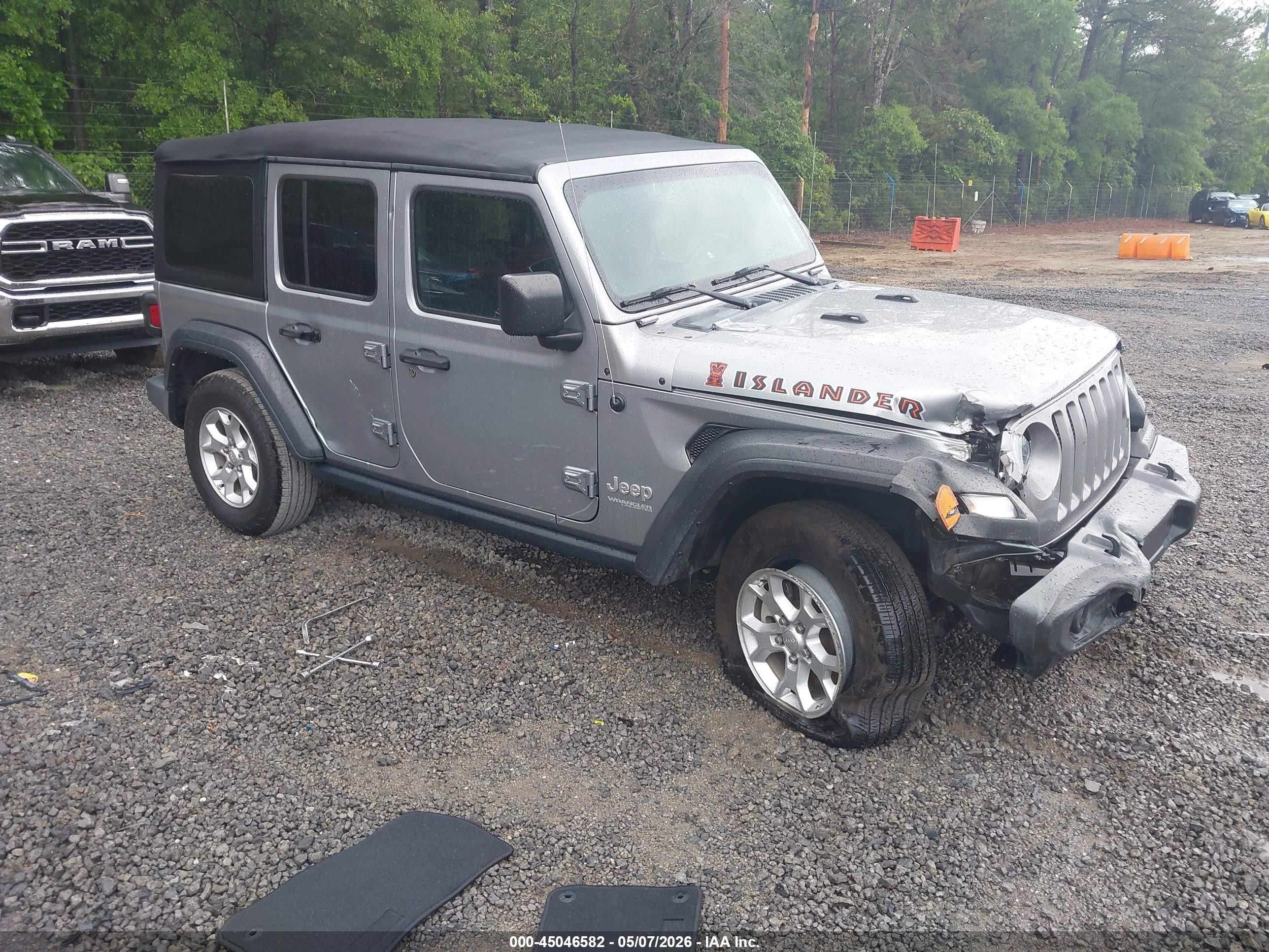 2021 Jeep Wrangler Unlimited 80th Anniversary, VIN 1C4HJXDN8MW727307 — Front end