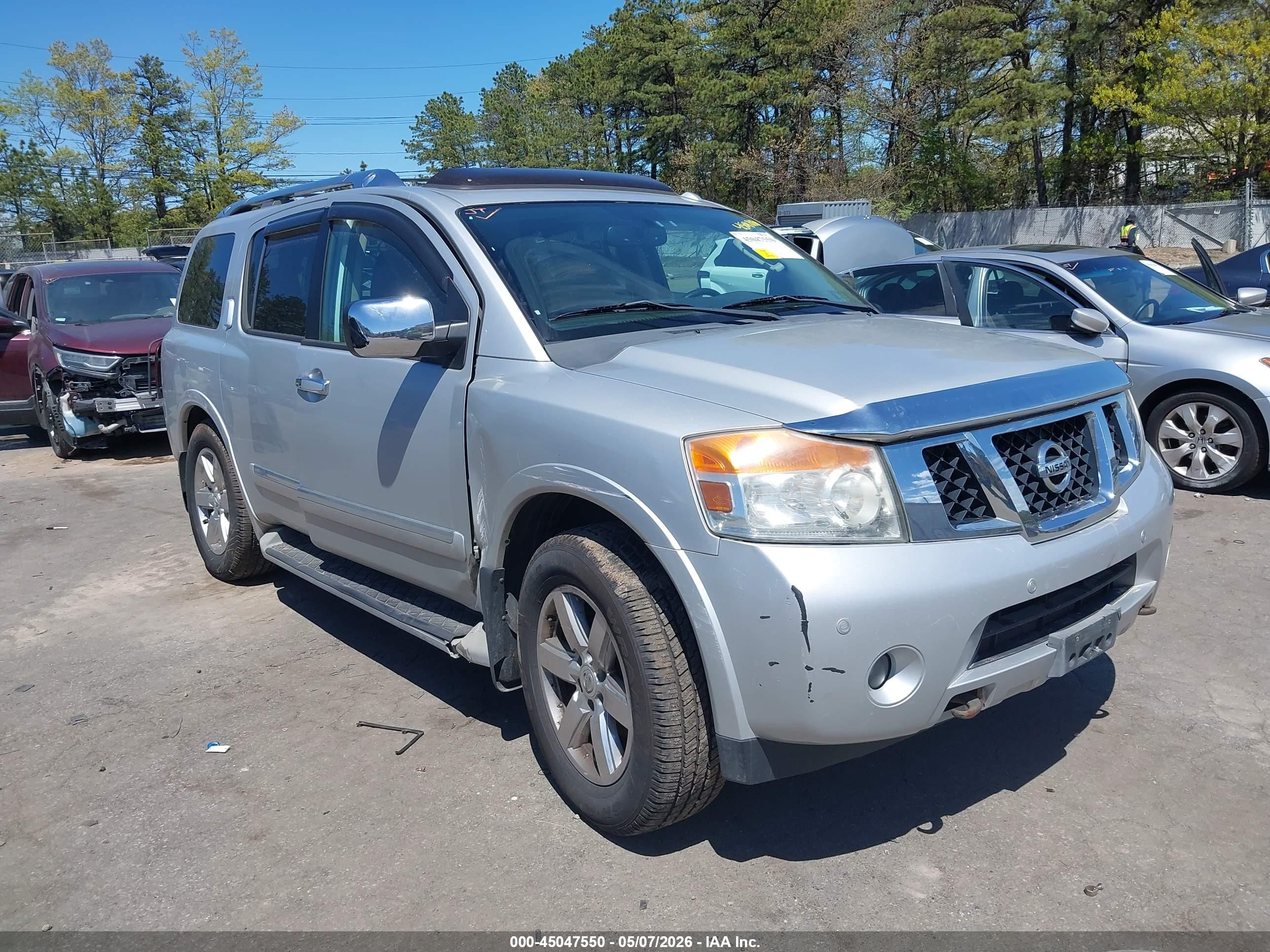 2012 Nissan Armada SL, VIN 5N1AA0NC4CN609888 — Front end