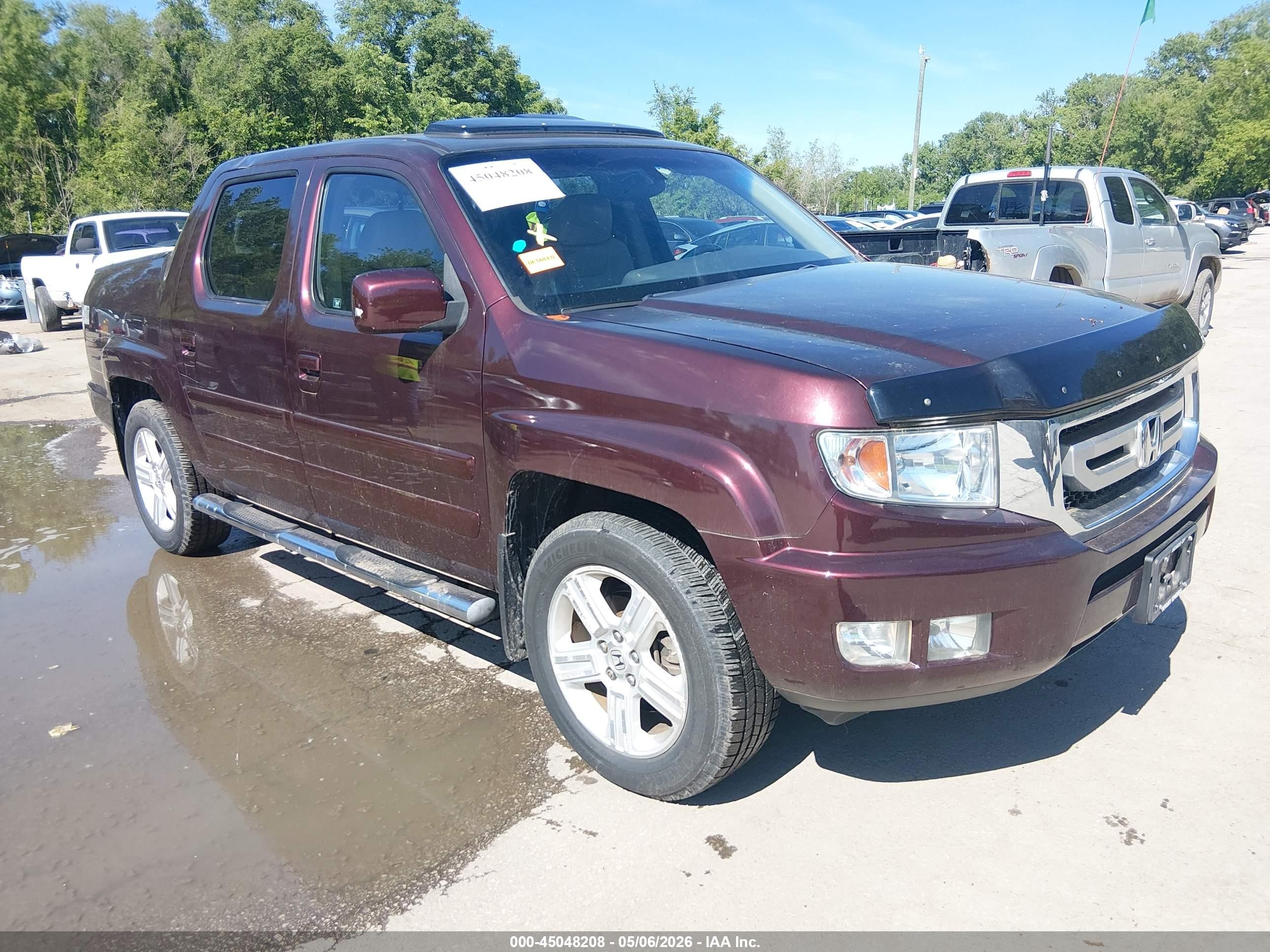2009 Honda Ridgeline RTL, VIN 2HJYK16569H500822 — Rear end