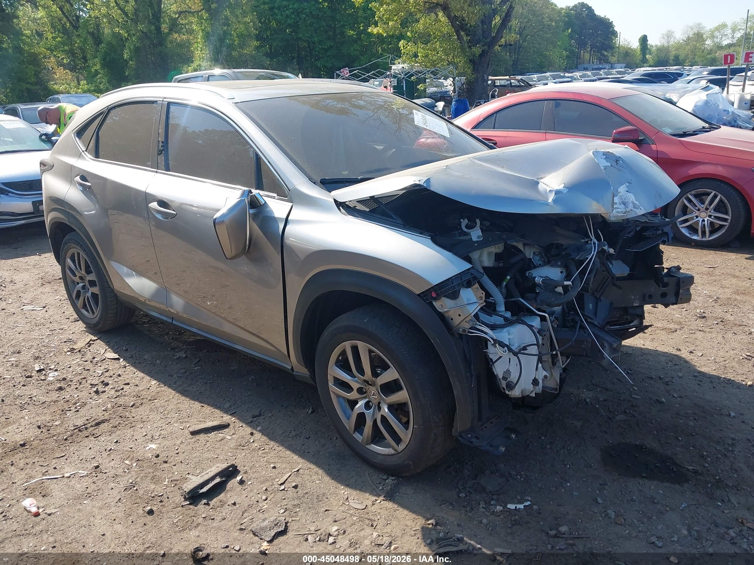 2015 Lexus NX 200t, VIN JTJBARBZ8F2042092 — Фото с аукциона