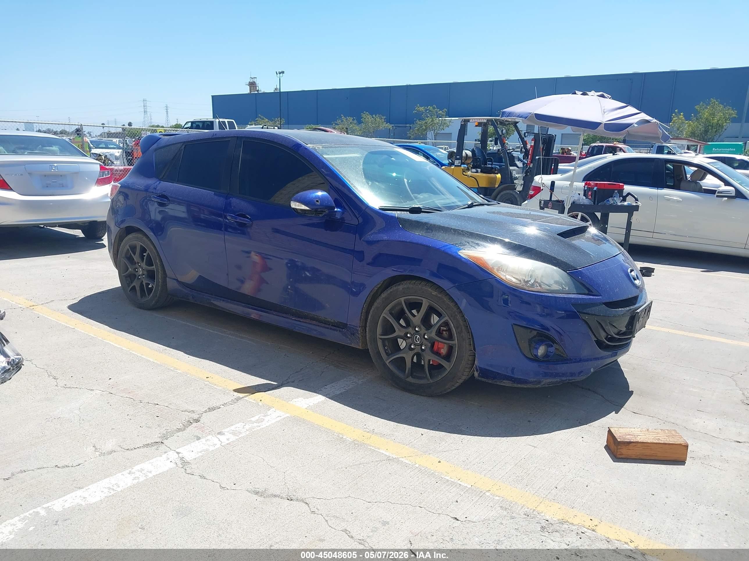 2013 Mazda 3 Mazdaspeed3 Touring, VIN JM1BL1L43D1705170 — Vandalism