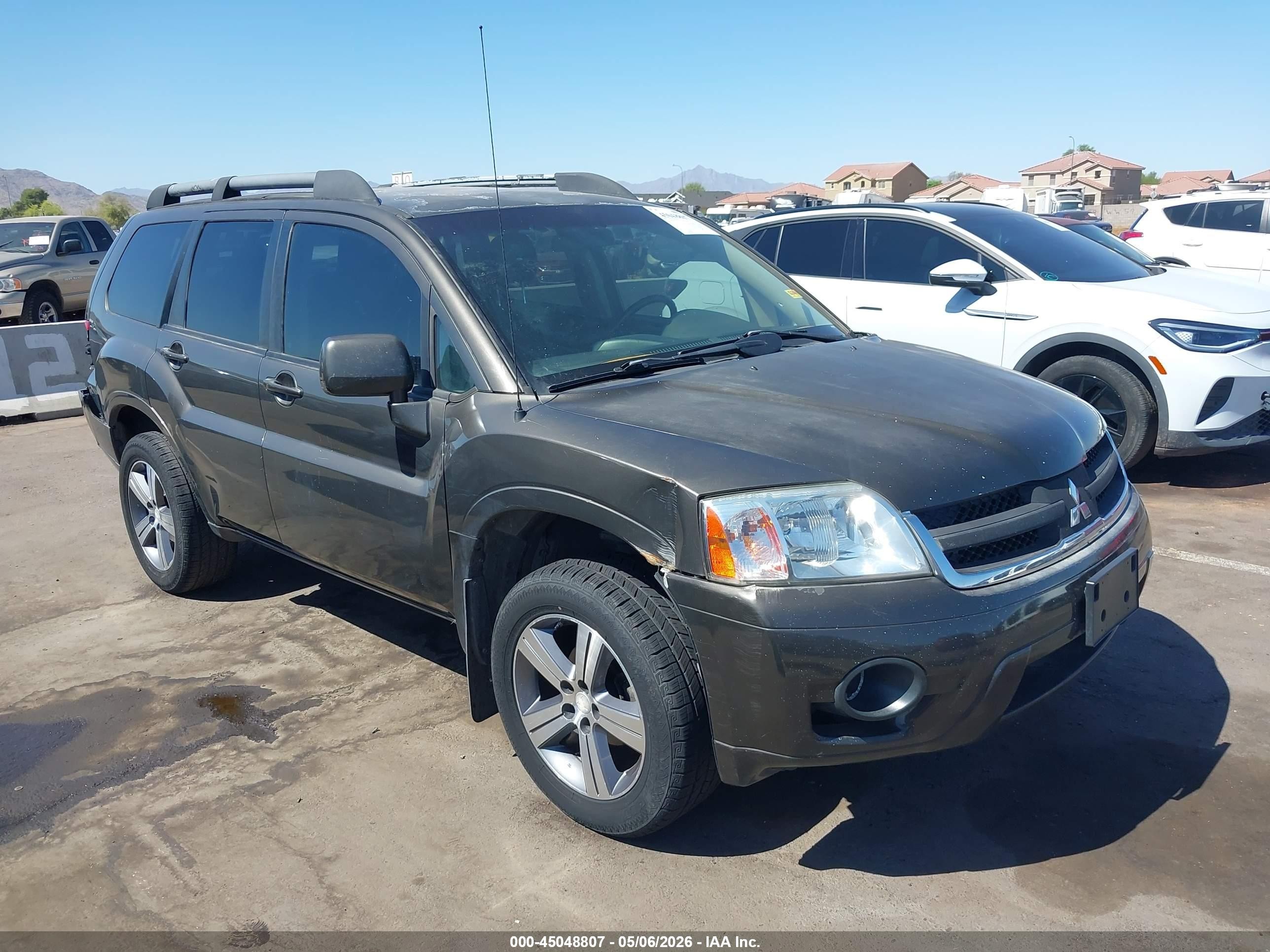 2010 Mitsubishi Endeavor SE, VIN 4A4JM3AS6AE001130 — Rear end