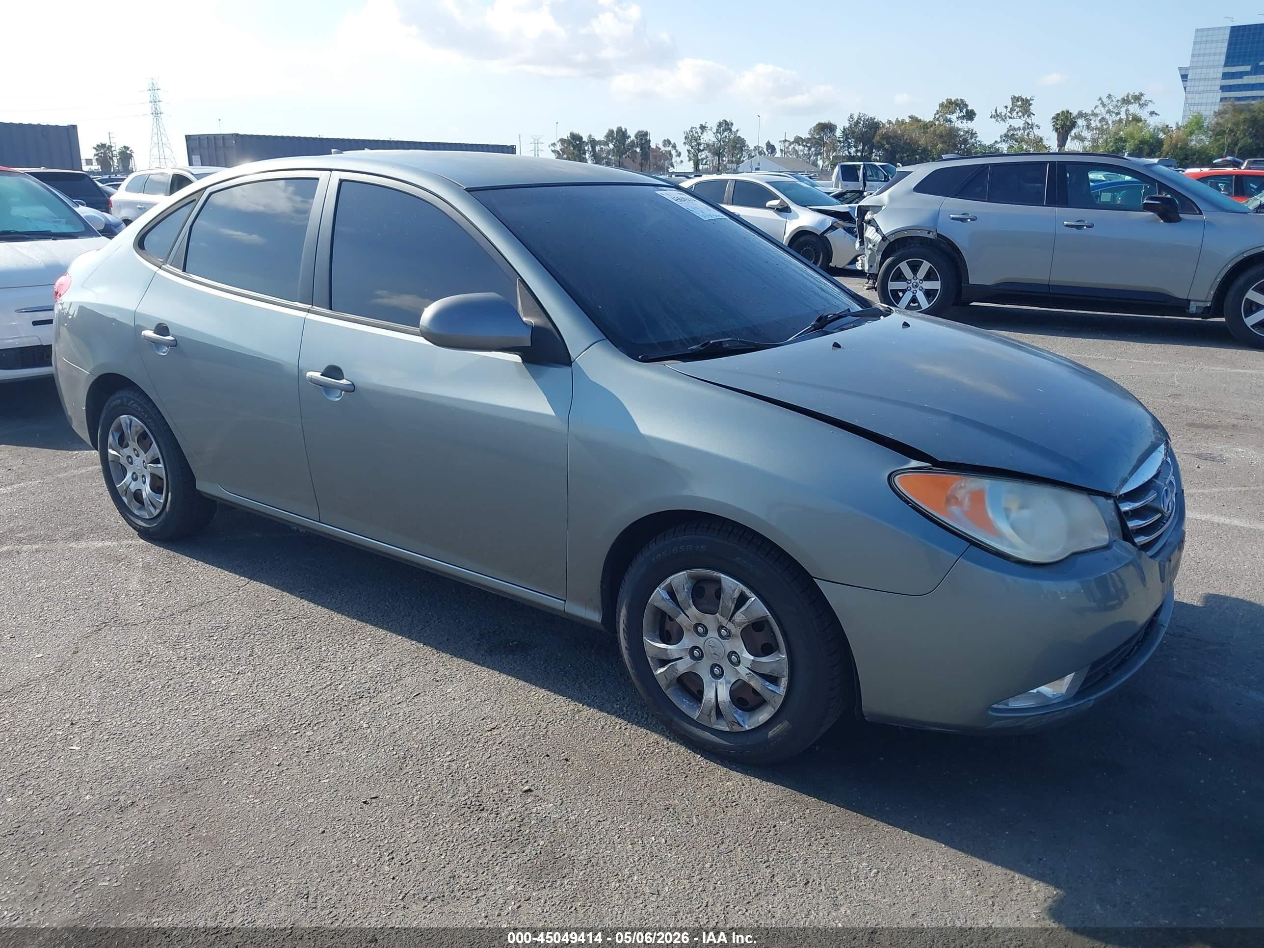 2010 Hyundai Elantra Blue, VIN KMHDU4AD6AU864829 — Normal wear