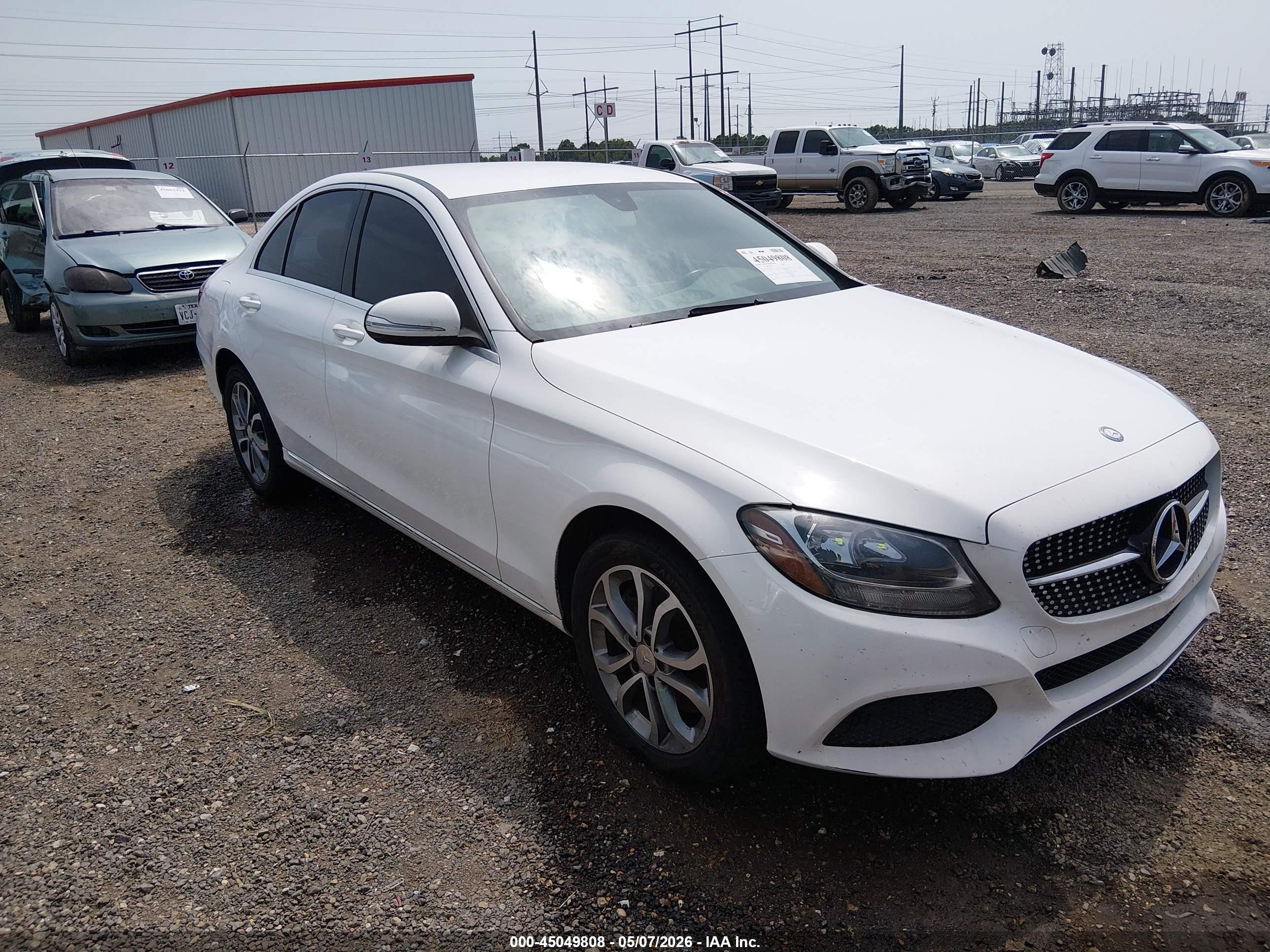 2015 Mercedes-Benz C 300, VIN 55SWF4KB4FU053744 — Fresh water flood