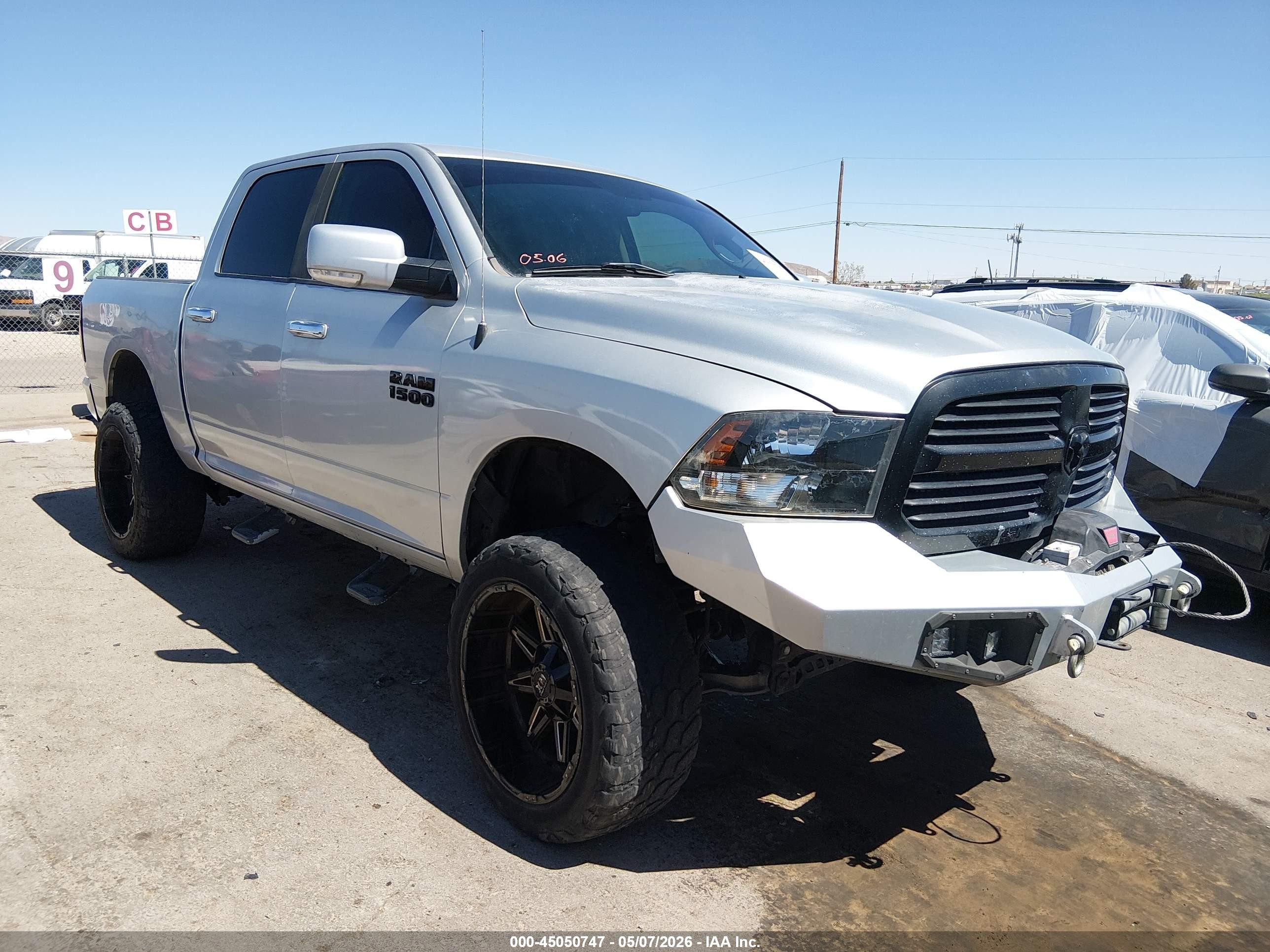 2016 Ram 1500 Big Horn, VIN 1C6RR7LM9GS174286 — Engine fire