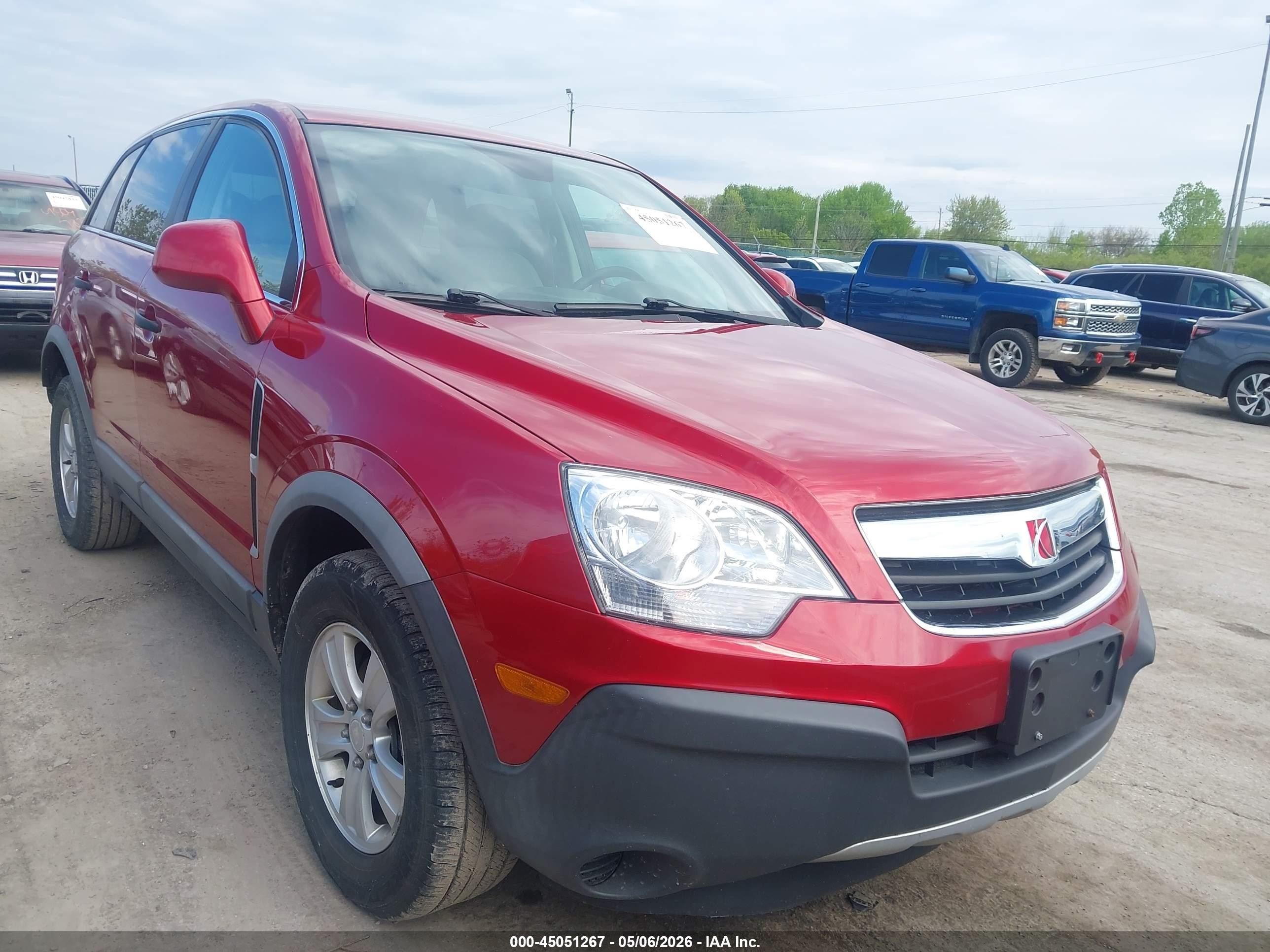 2010 Saturn VUE XE 1SB, VIN 3GSALAE10AS590413 — Rear end