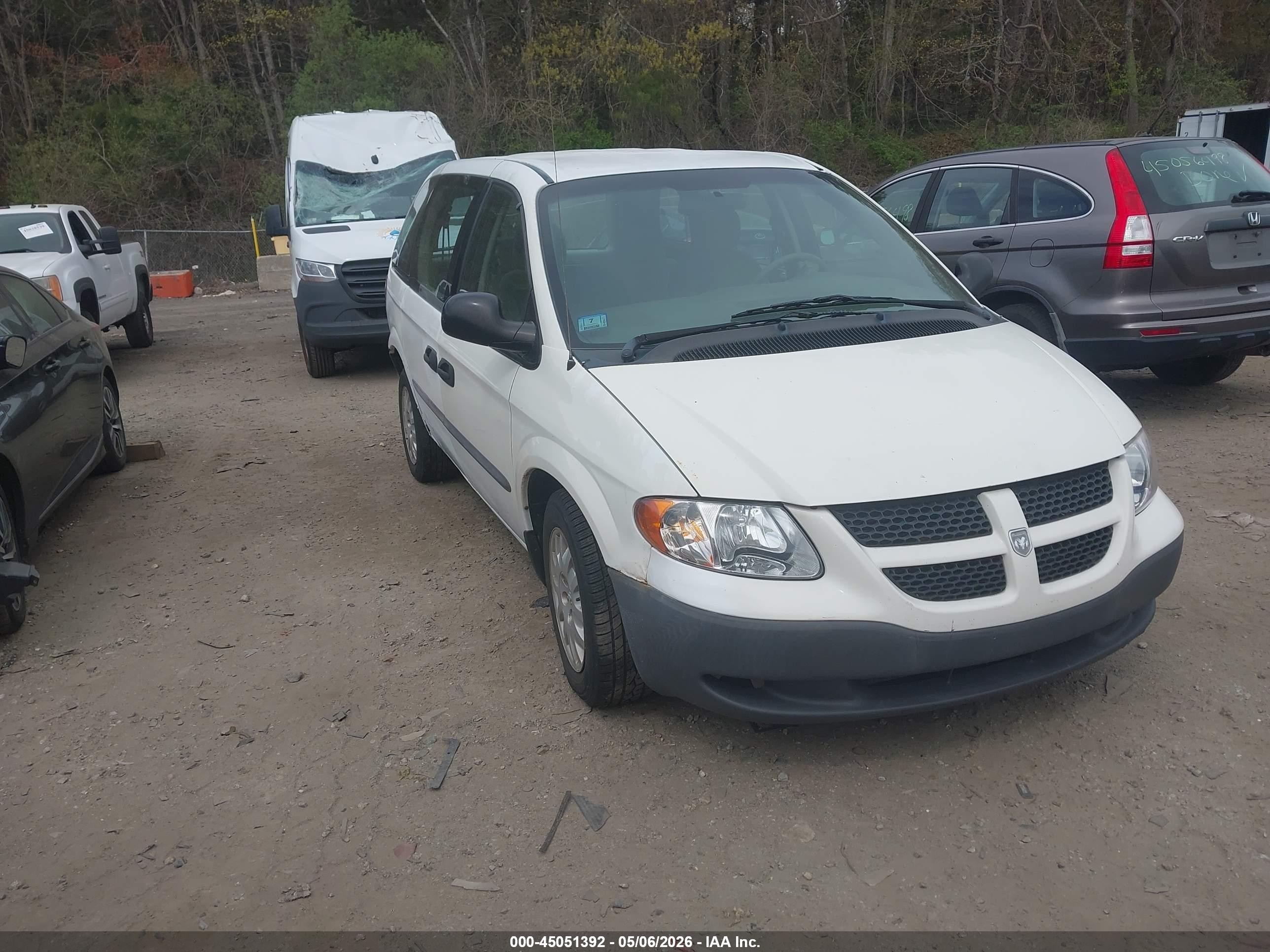 2003 Dodge Caravan Cargo, VIN 1D4GP21373B335962 — Rear end