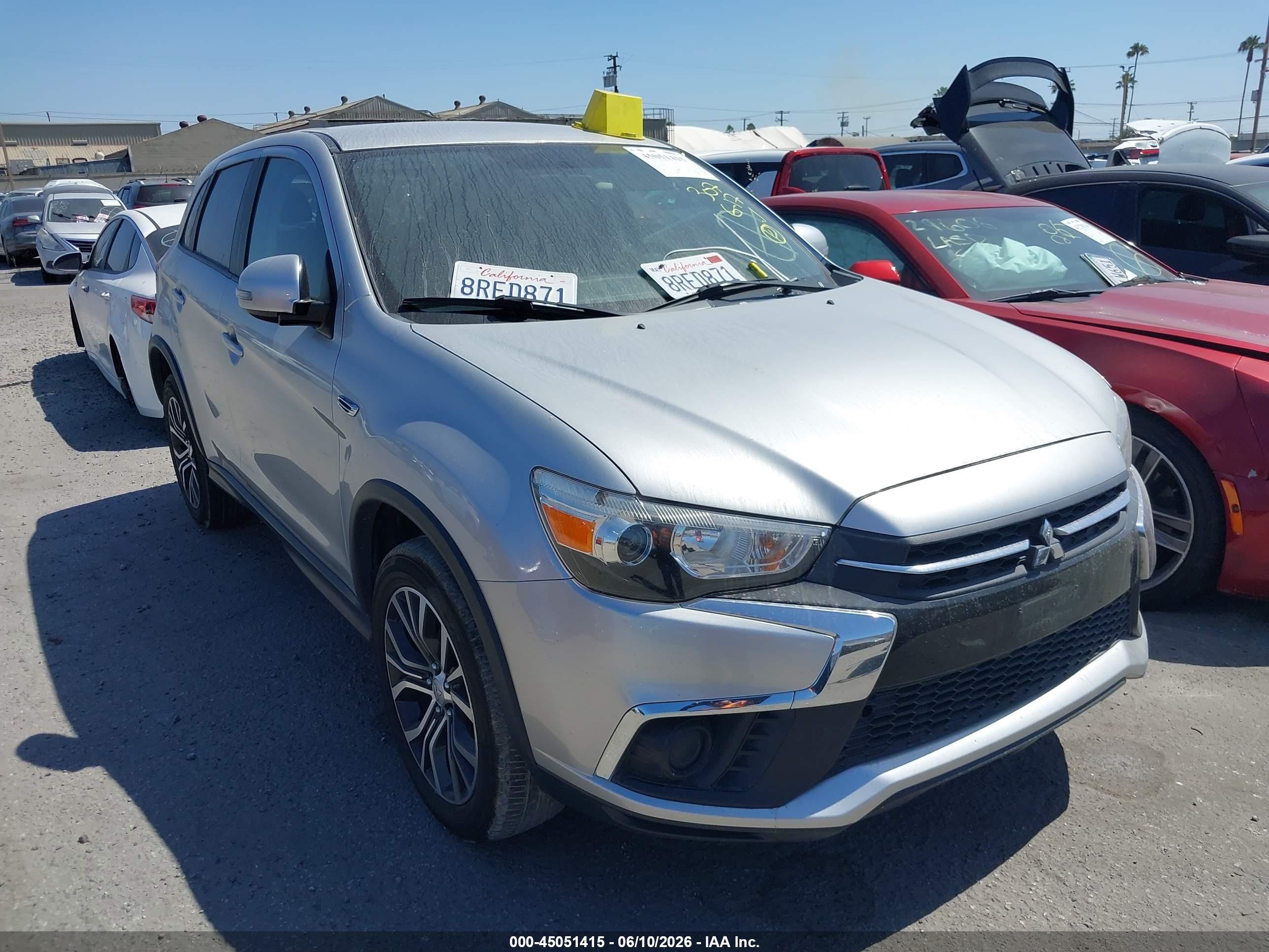 2019 Mitsubishi Outlander ES, VIN JA4AP3AU2KU012806 — Stripped