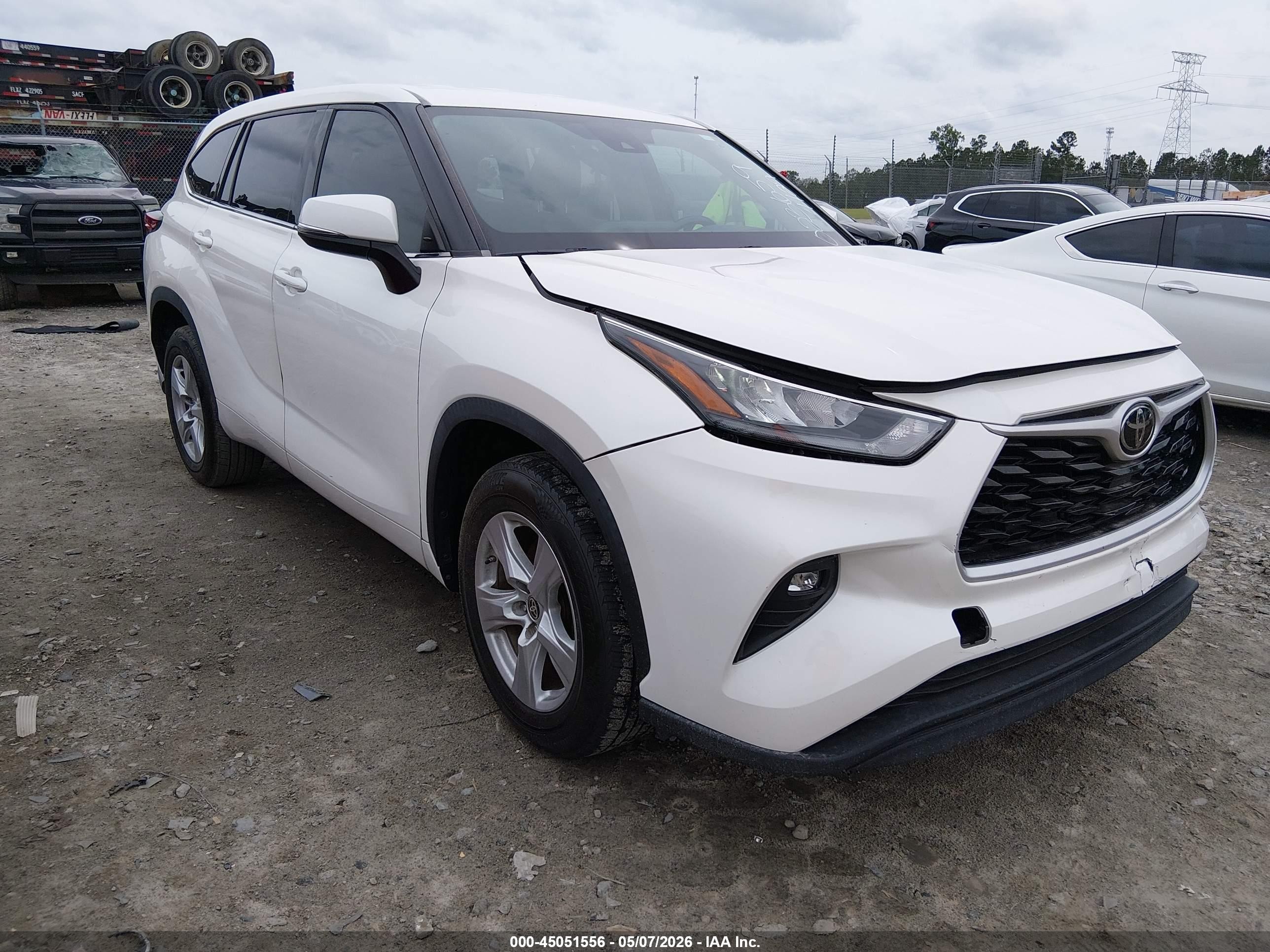 2020 Toyota Highlander LE, VIN 5TDZZRAH6LS023659 — All over