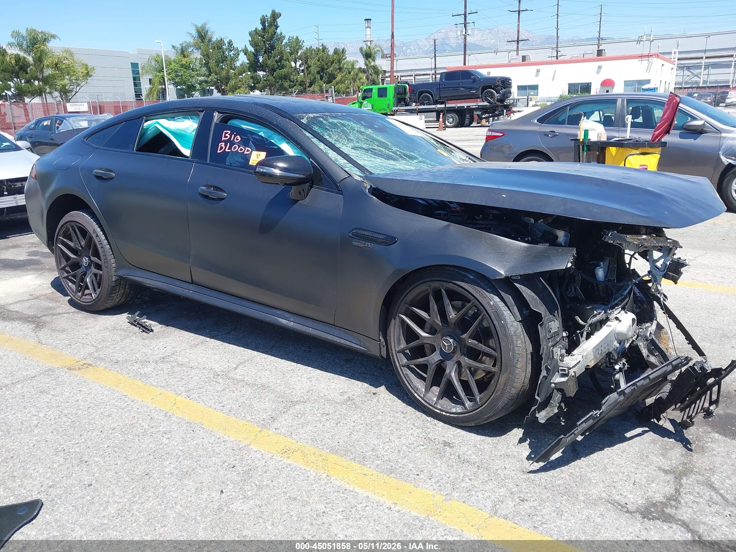 2022 Mercedes-Benz AMG GT 53, VIN W1K7X6BB6NA046662 — Front end