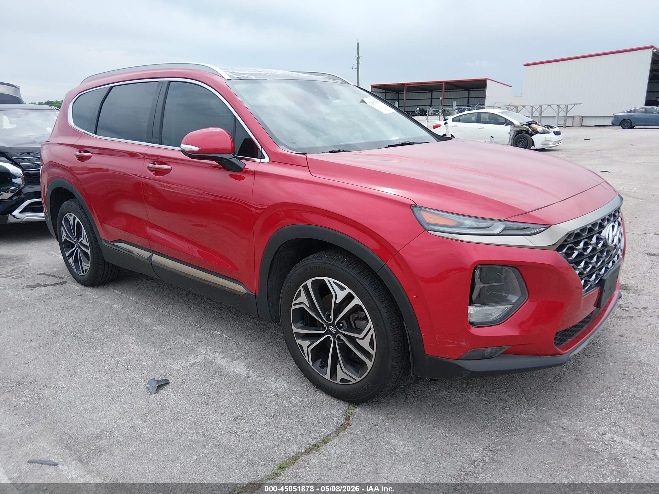 2020 Hyundai Santa Fe Limited, VIN 5NMS5CAA2LH249259 — Hail