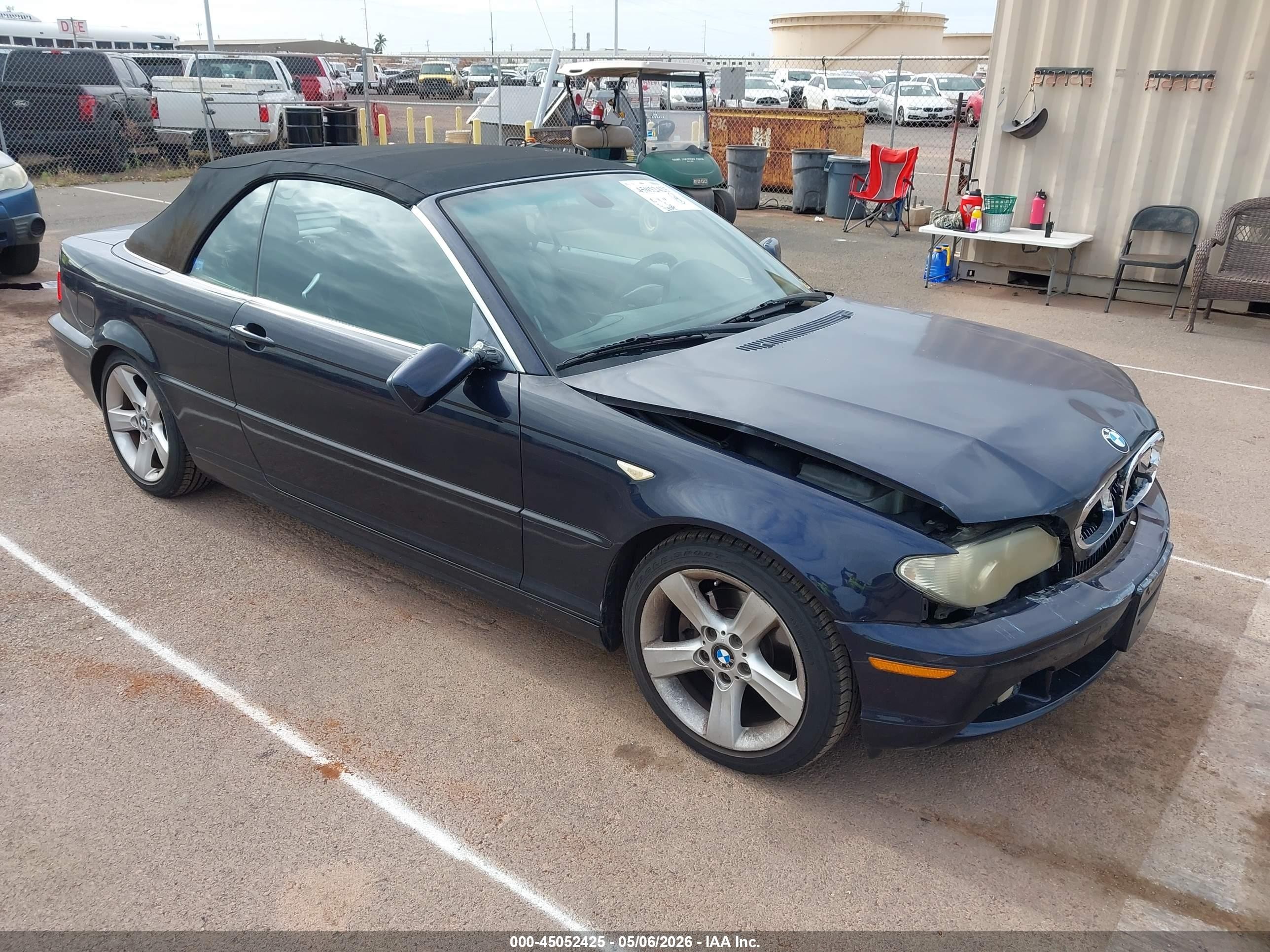 2005 BMW 3 Series 325Ci, VIN WBABW33415PL38834 — Front end