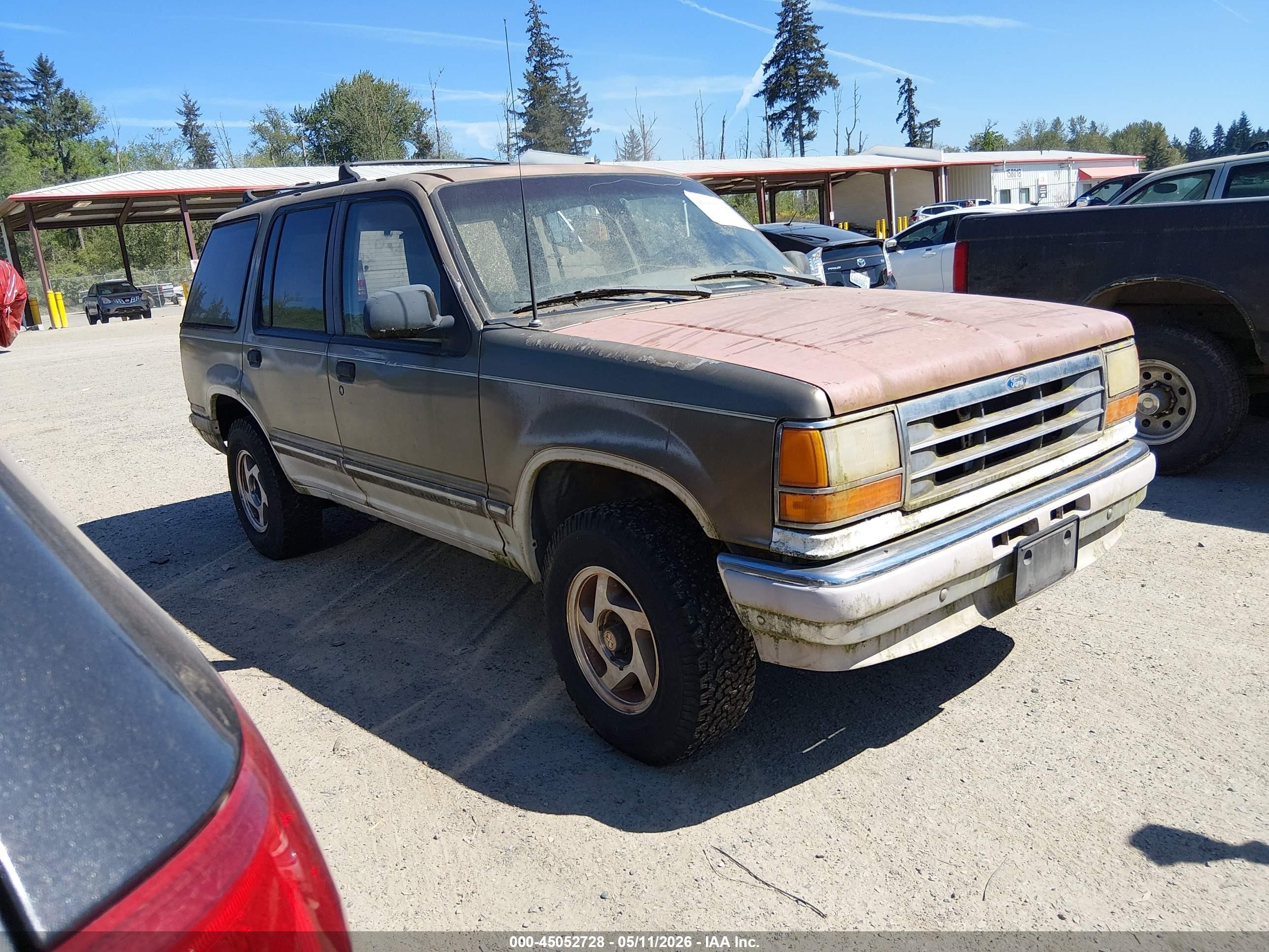 1991 Ford Explorer XL, VIN 1FMDU34X2MUE42044 — Normal wear