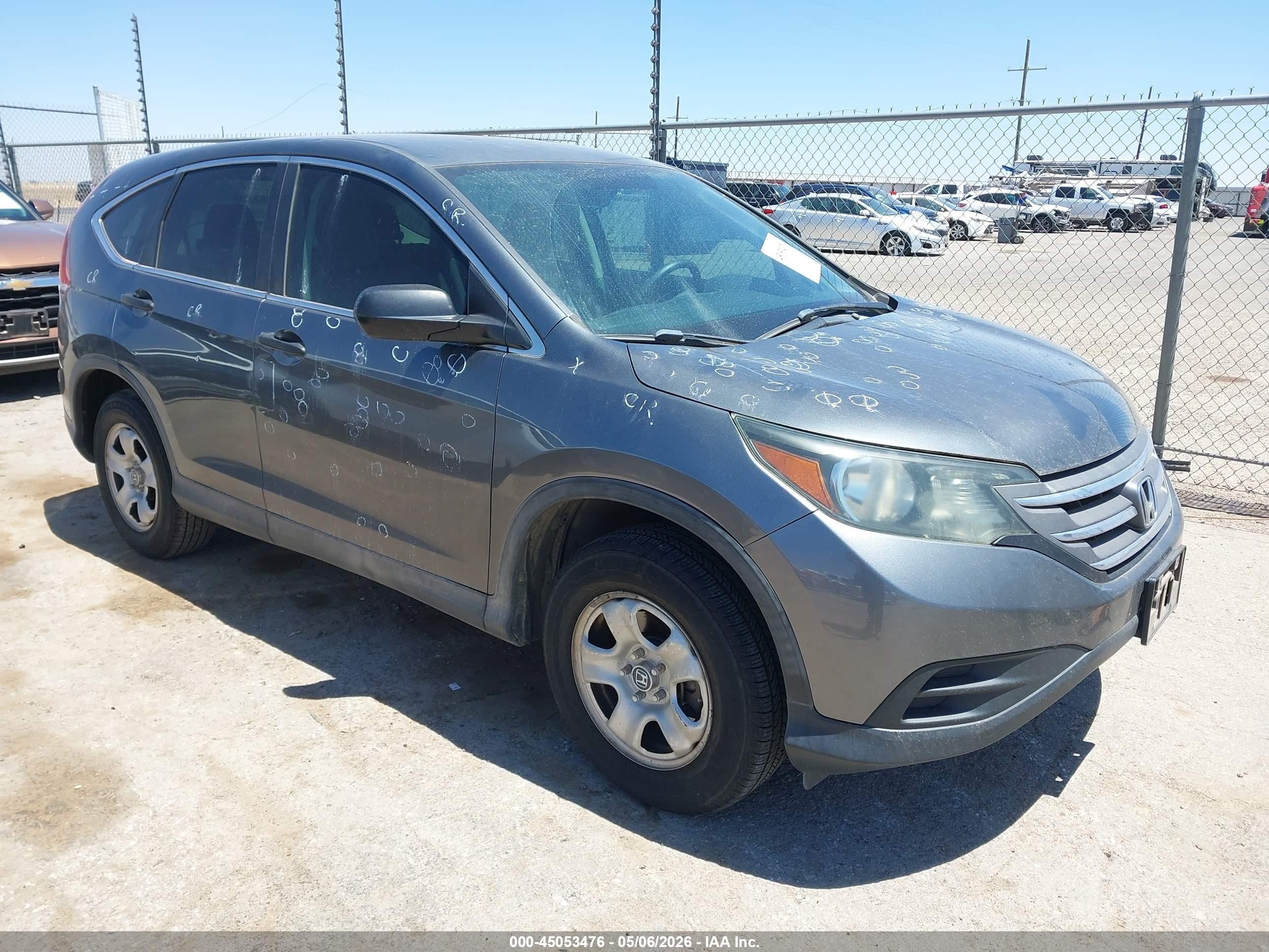 2013 Honda CR-V LX, VIN 5J6RM3H35DL034090 — Hail