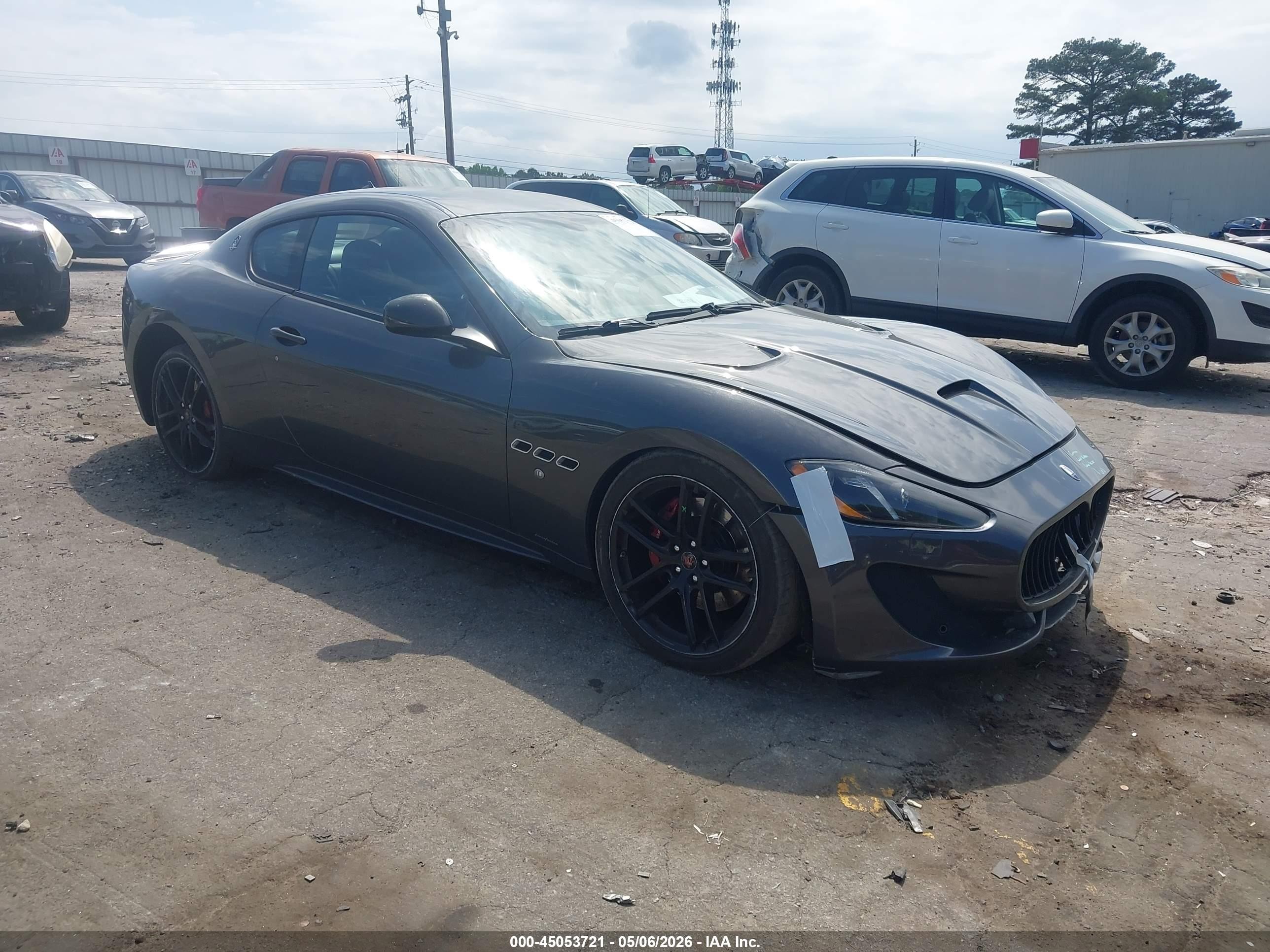 2017 Maserati GranTurismo Sport, VIN ZAM45VLA5H0225638 — Side