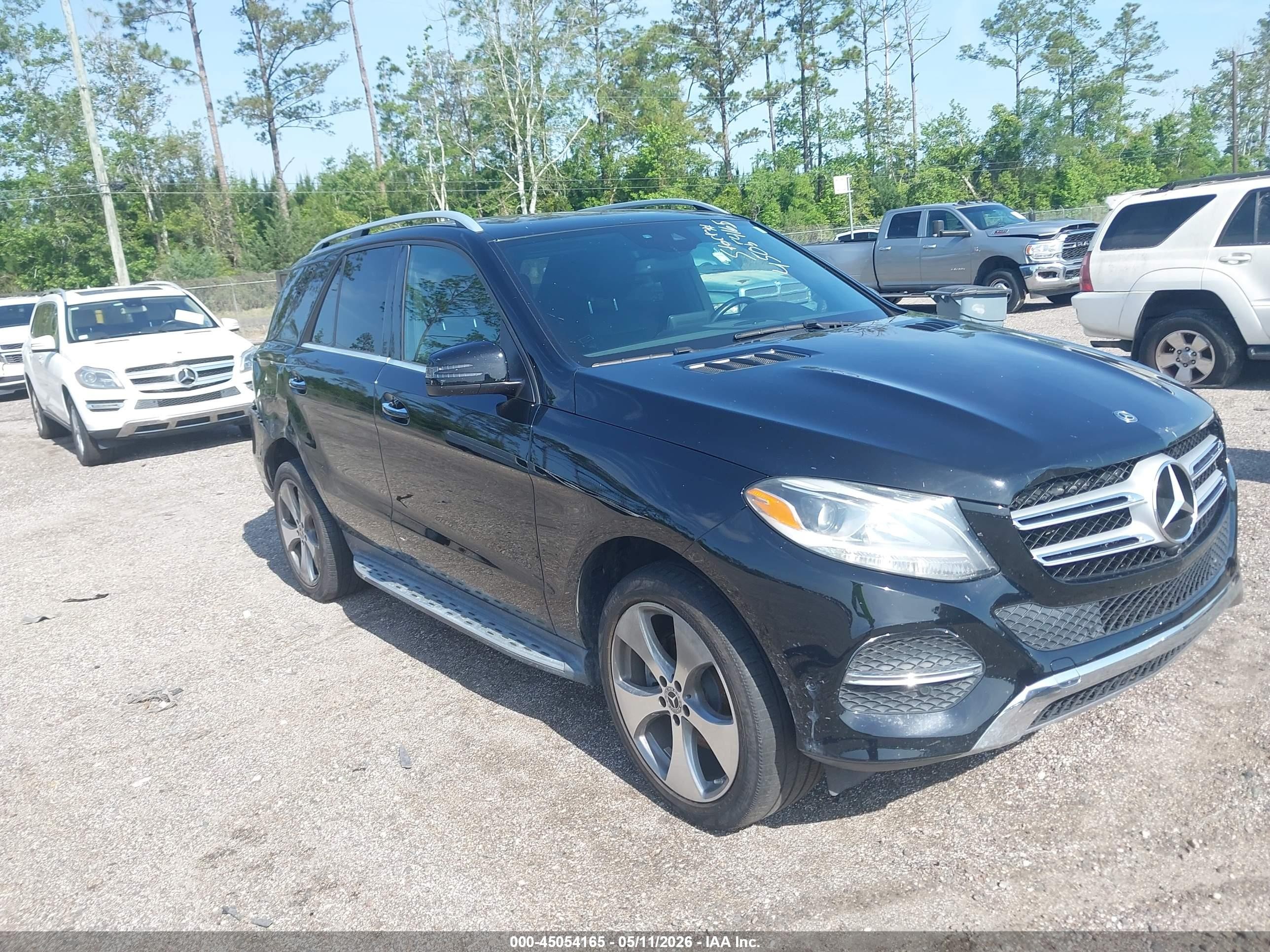 2018 Mercedes-Benz GLE 350, VIN 4JGDA5JB8JB063201 — Rear end