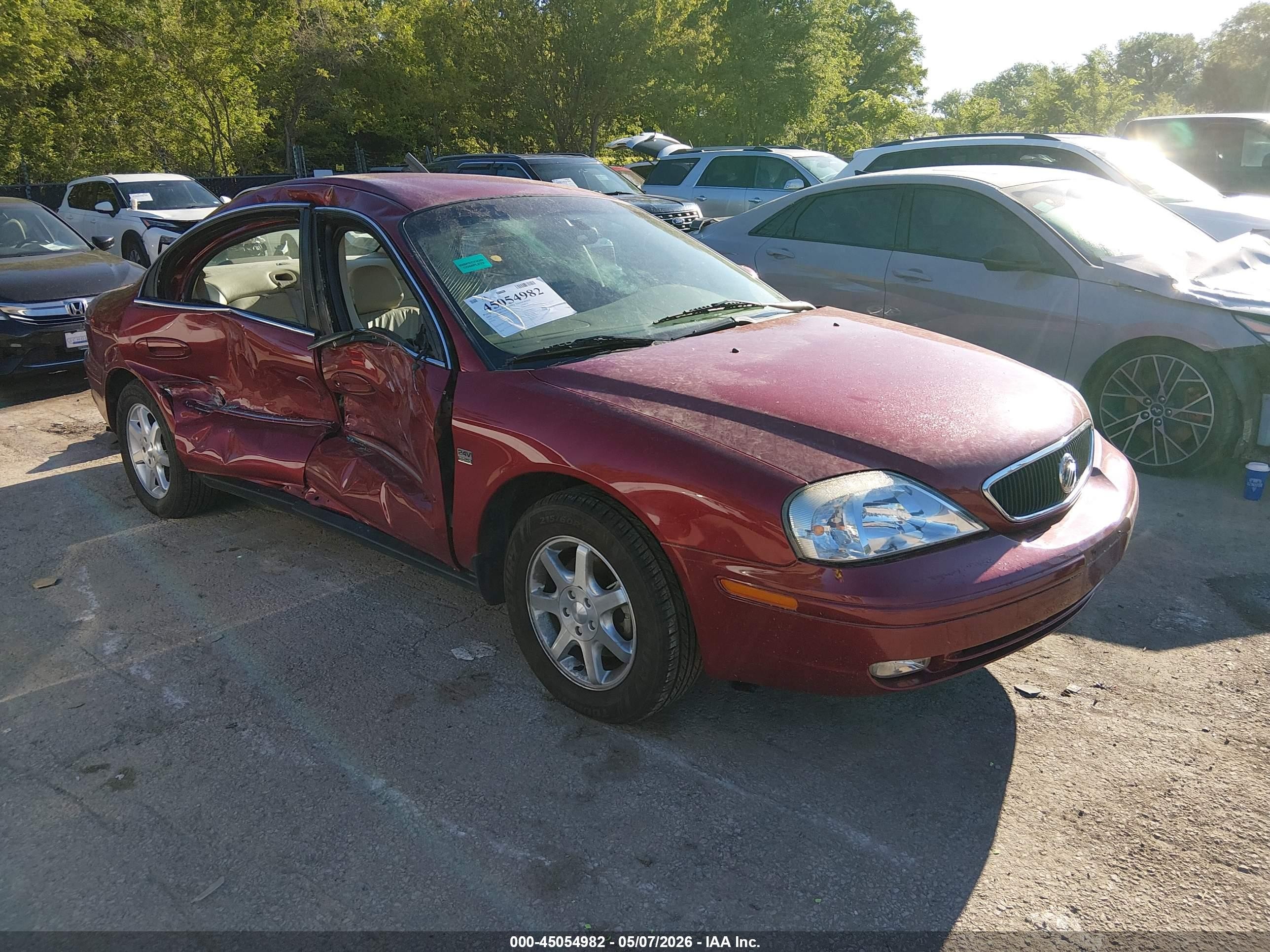 2002 Mercury Sable LS Premium, VIN 1MEFM55SX2G617551 — Side