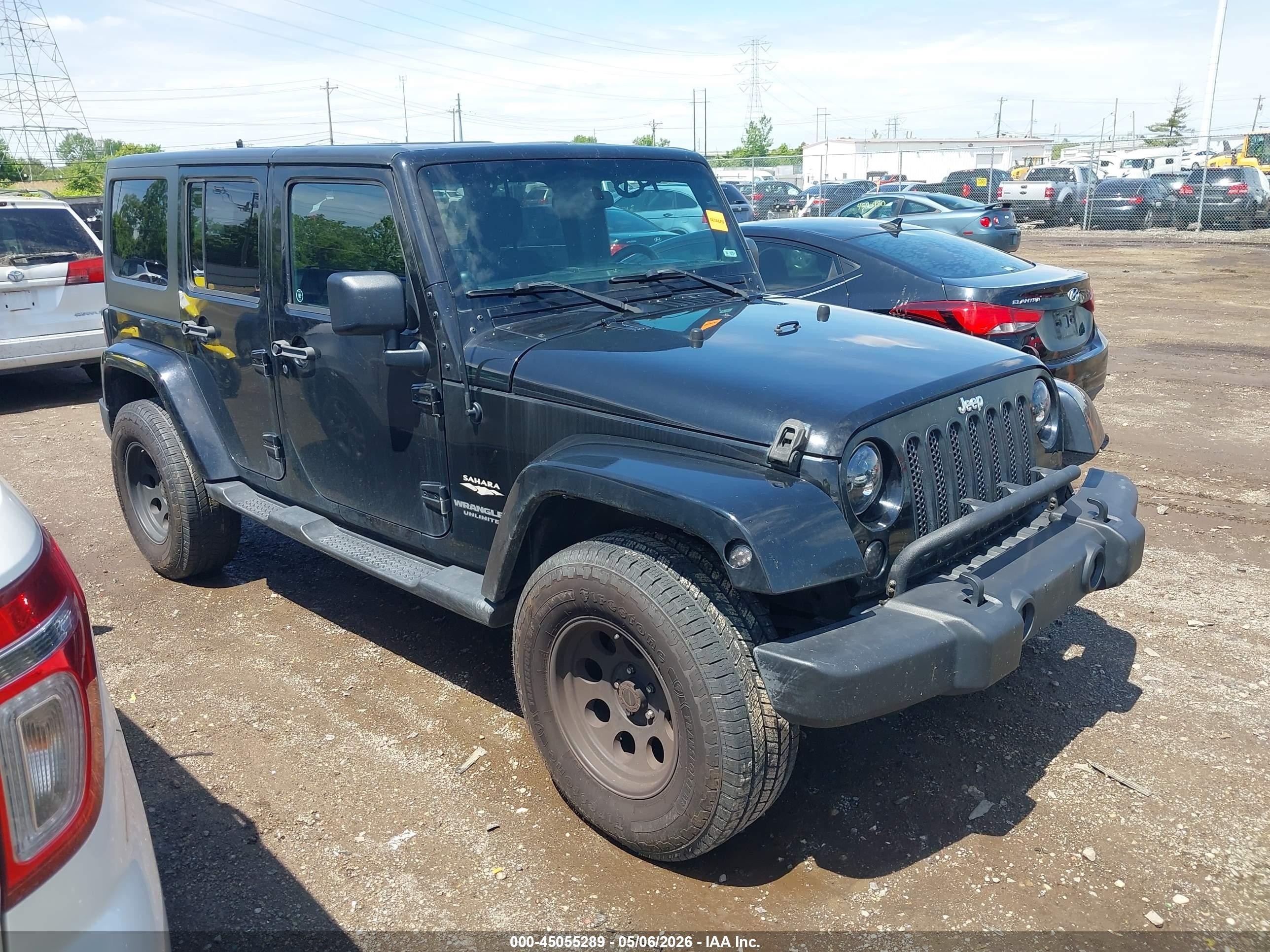 2011 Jeep Wrangler Unlimited Sahara, VIN 1J4BA5H10BL635392 — Обычный износ
