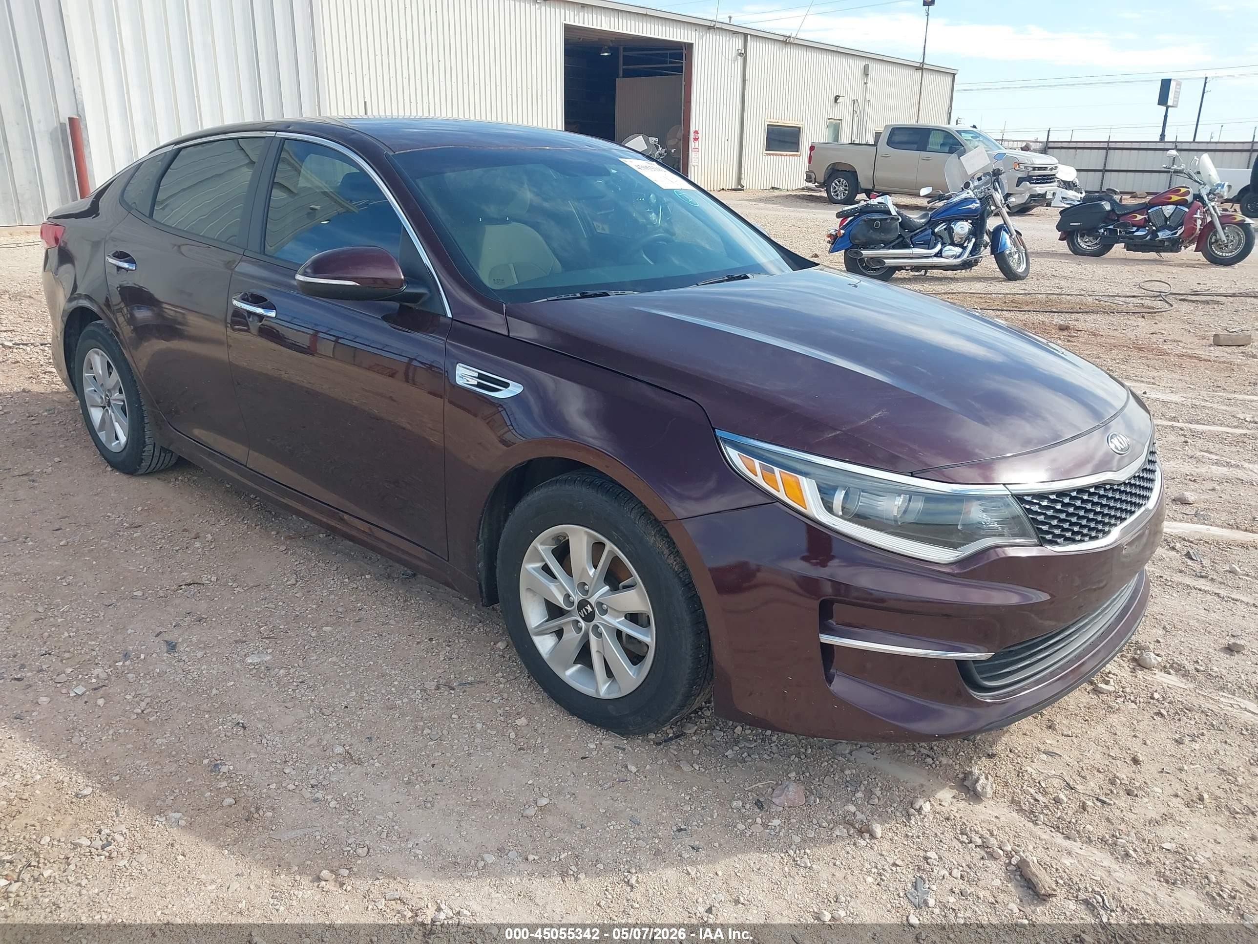 2017 Kia Optima LX, VIN 5XXGT4L36HG136467 — Fresh water flood