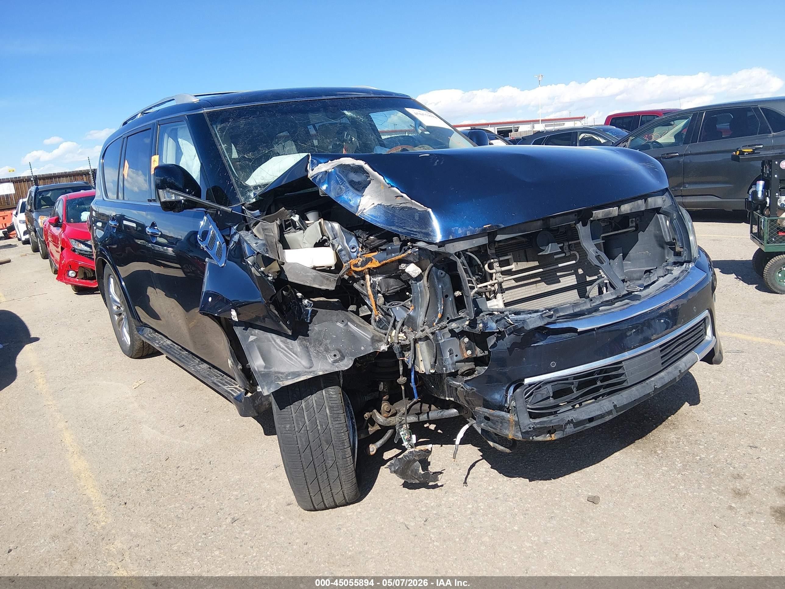 2015 Infiniti QX80, VIN JN8AZ2NE0F9080550 — Biohazard / chemical