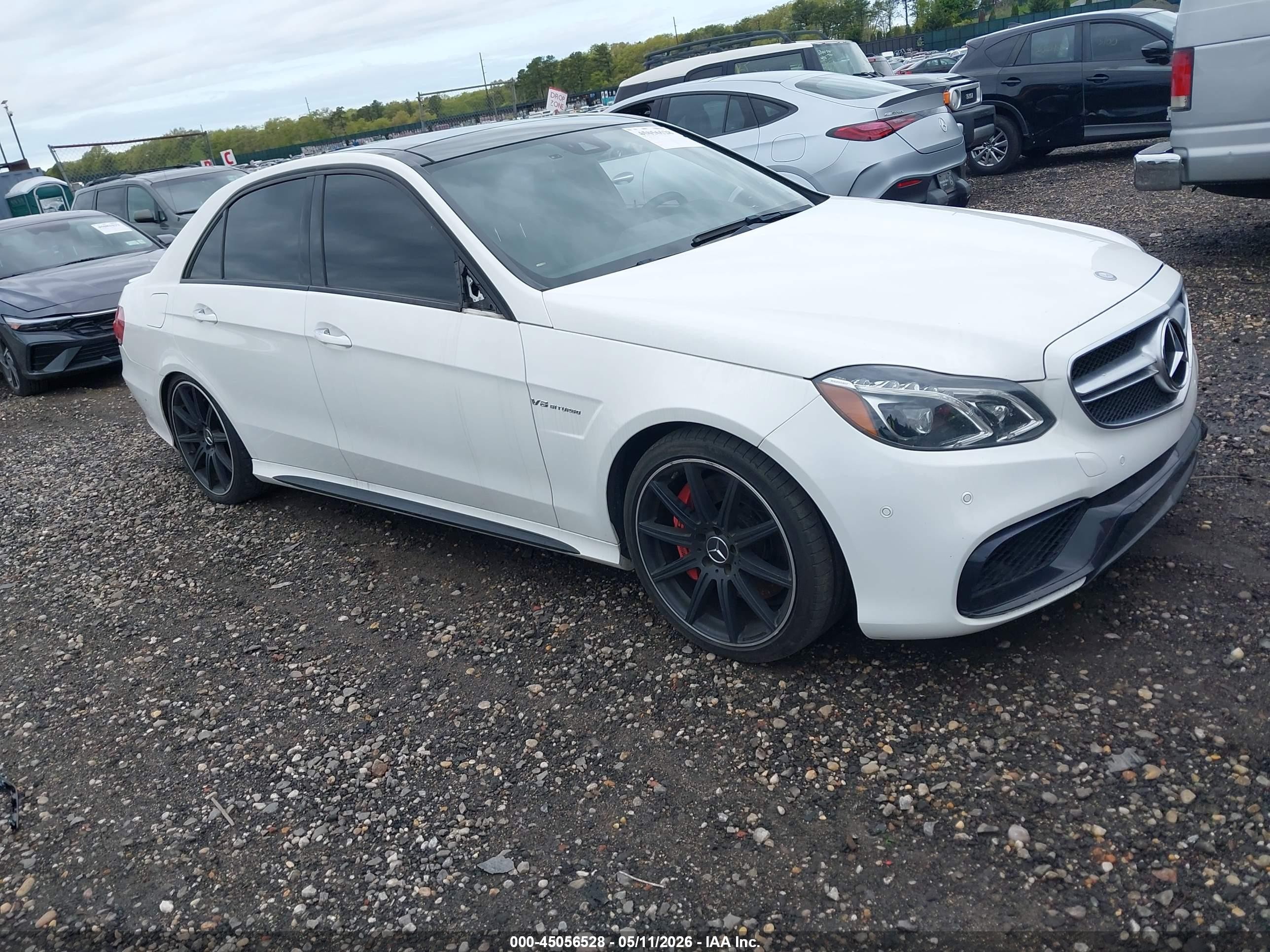2015 Mercedes-Benz E 63 AMG S-Model, VIN WDDHF7GB1FB101018 — Side
