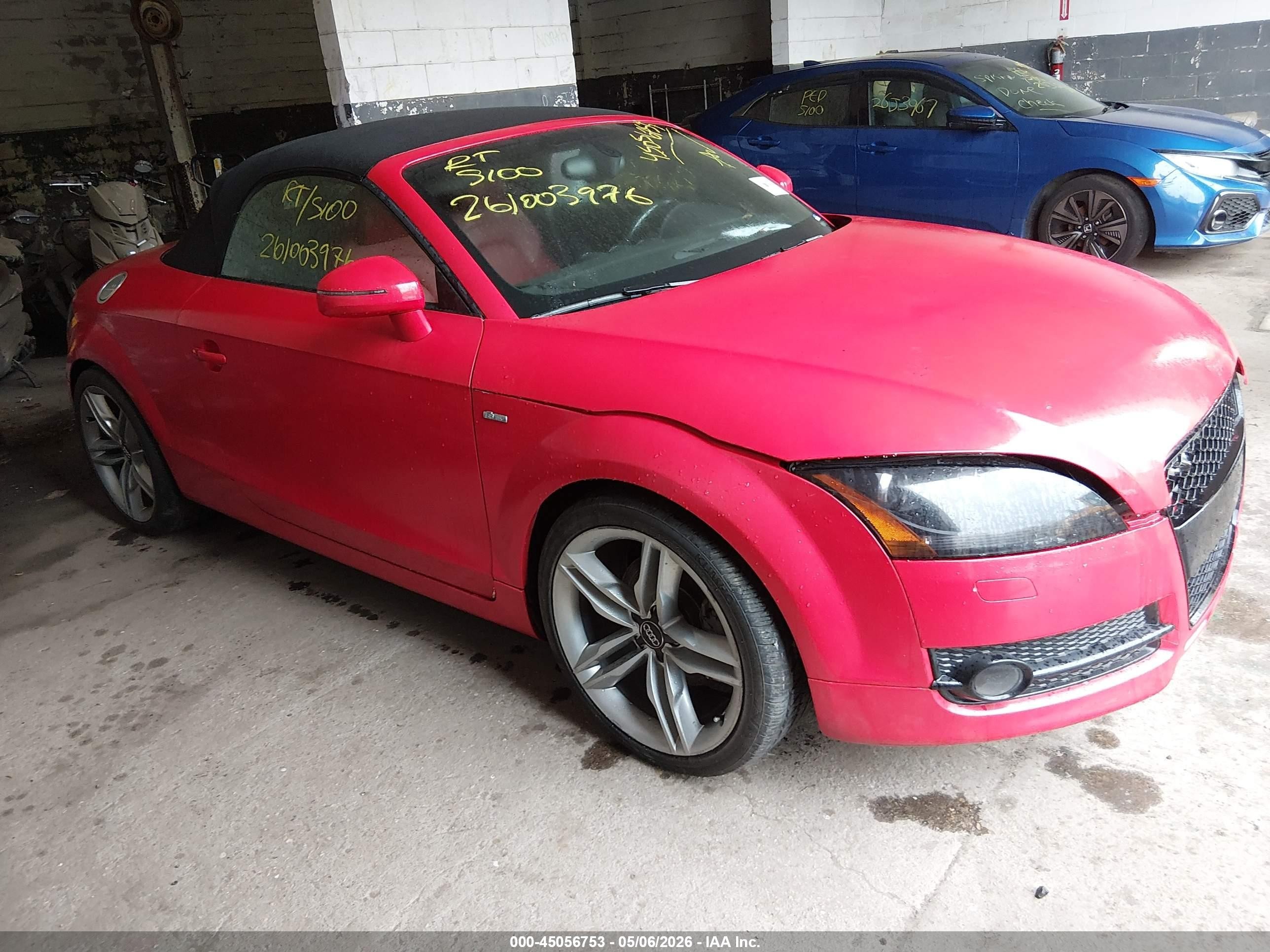 2008 Audi TT 2.0T, VIN TRUMF38J581032856 — Not stated