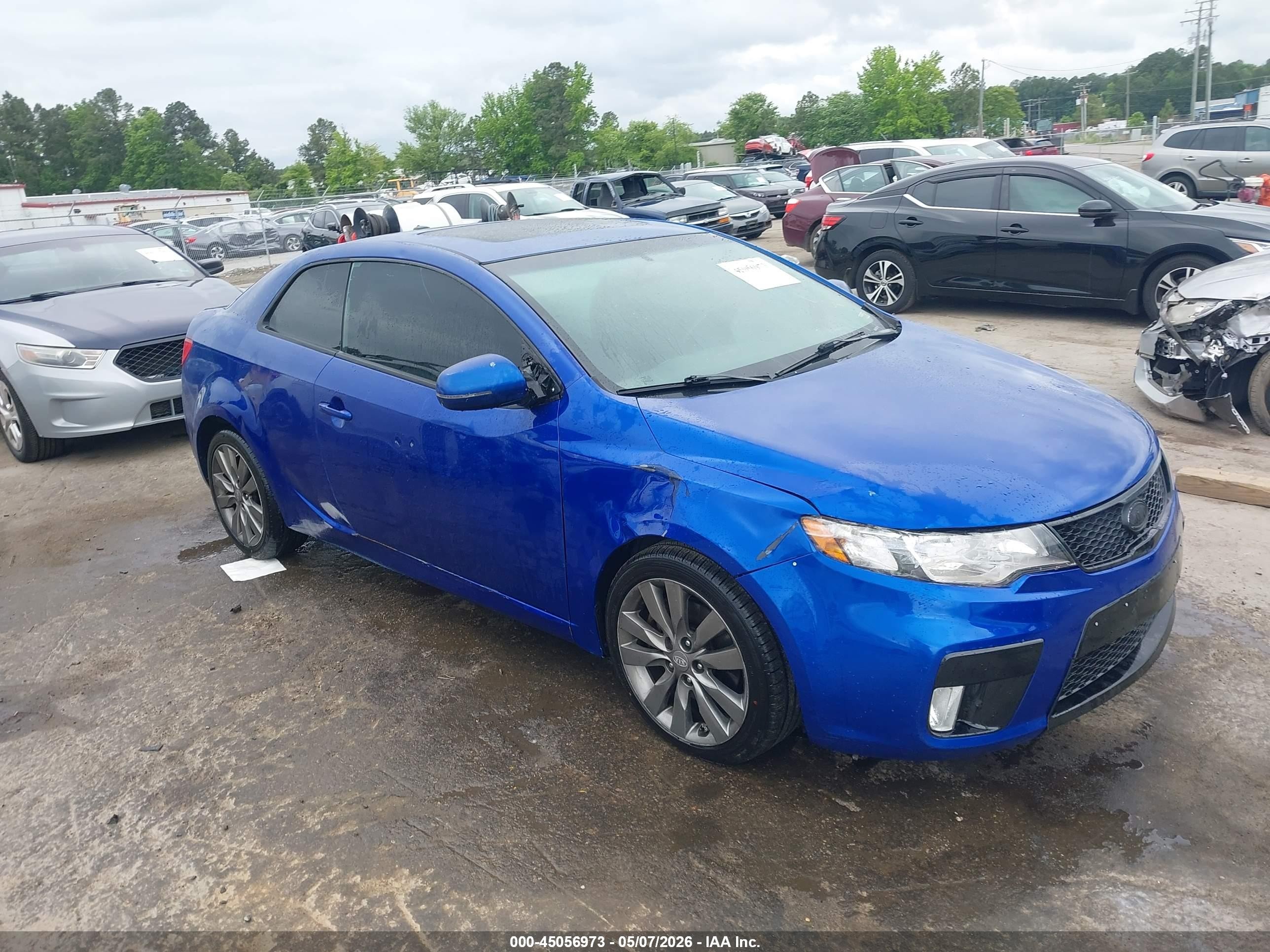 2013 Kia Forte SX, VIN KNAFW6A39D5658913 — Repossession