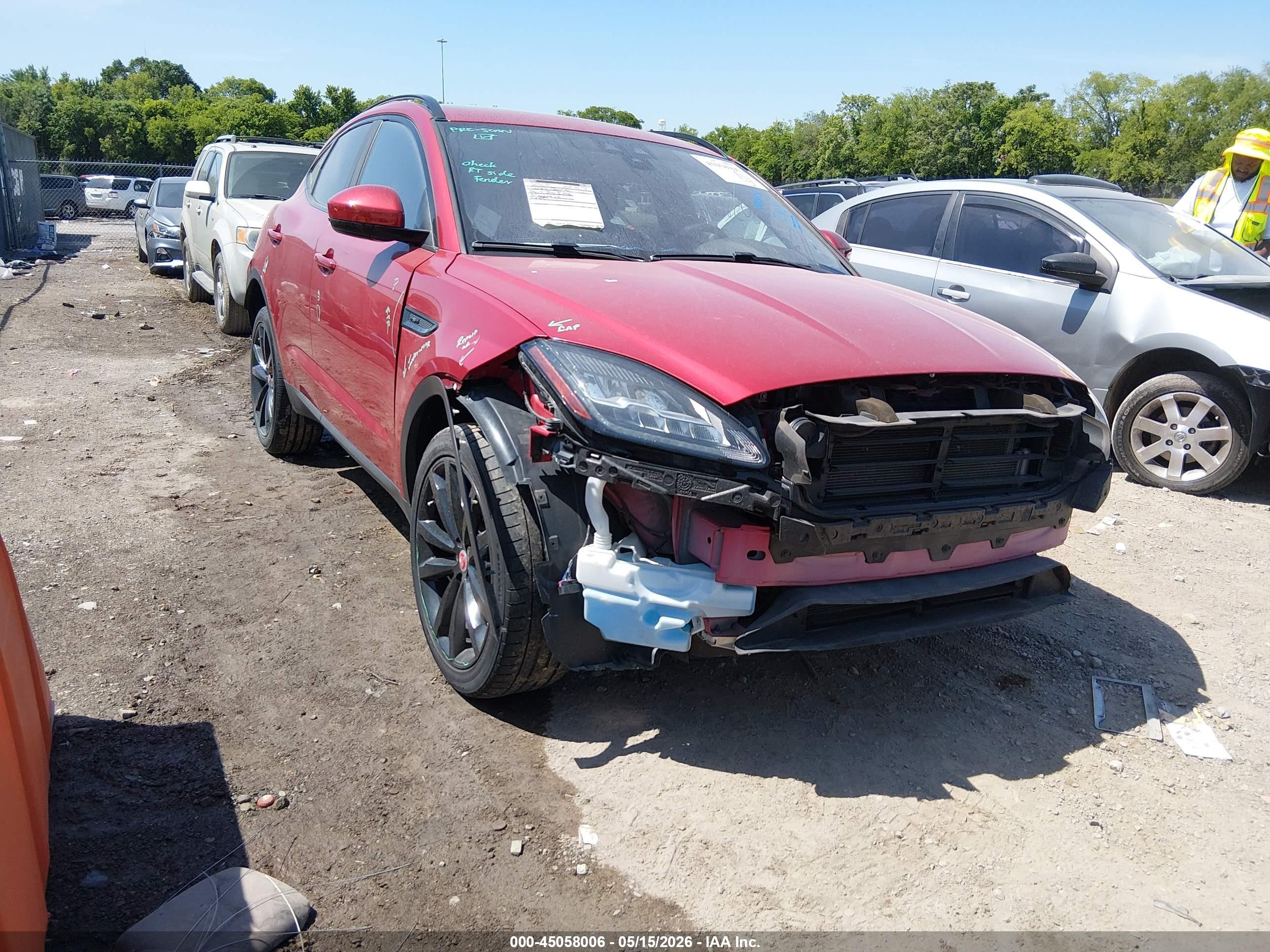 2019 Jaguar E-Pace S, VIN SADFJ2FX0K1Z73923 — Front end