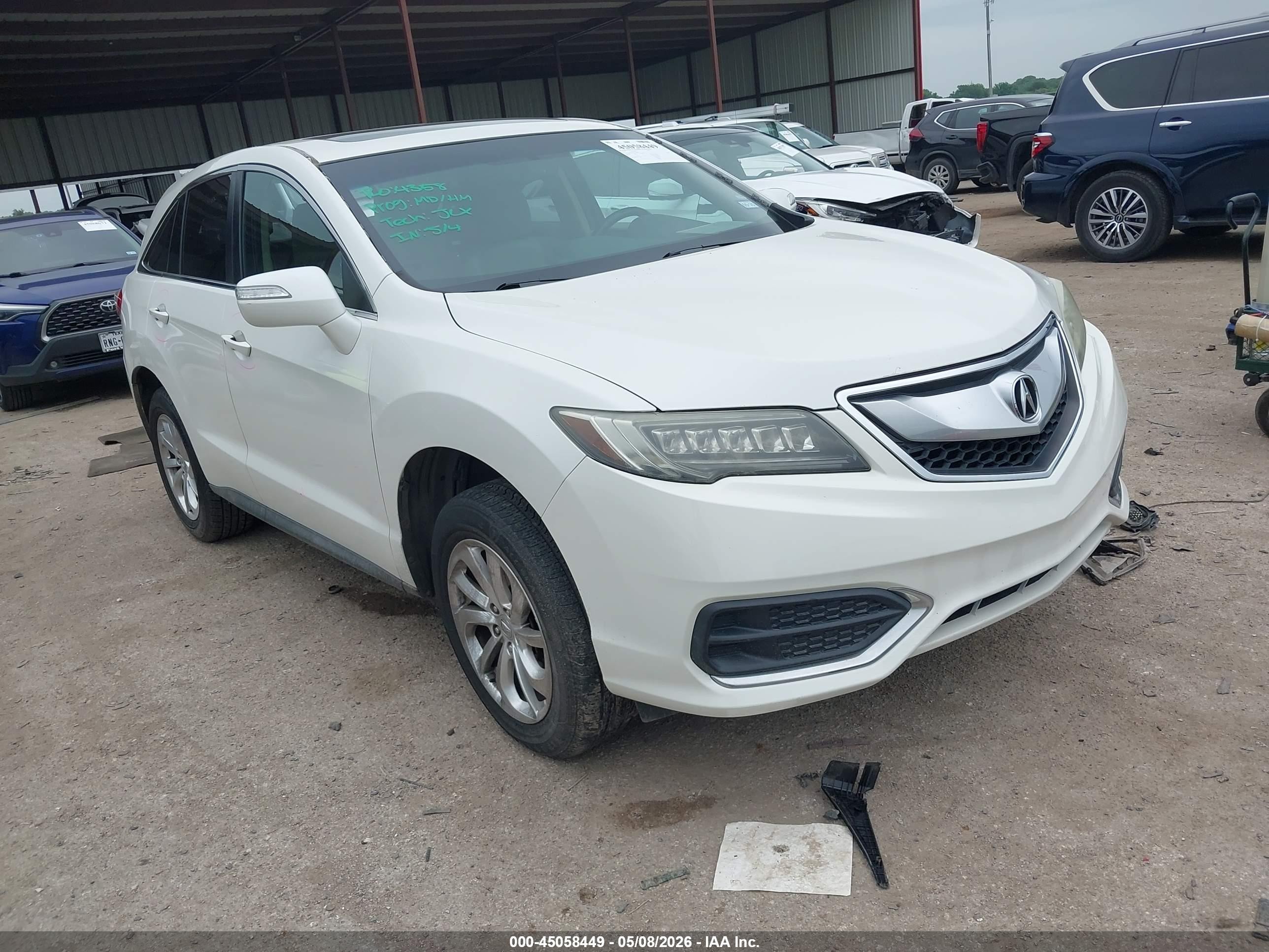 2017 Acura RDX, VIN 5J8TB4H39HL030896 — Rear end