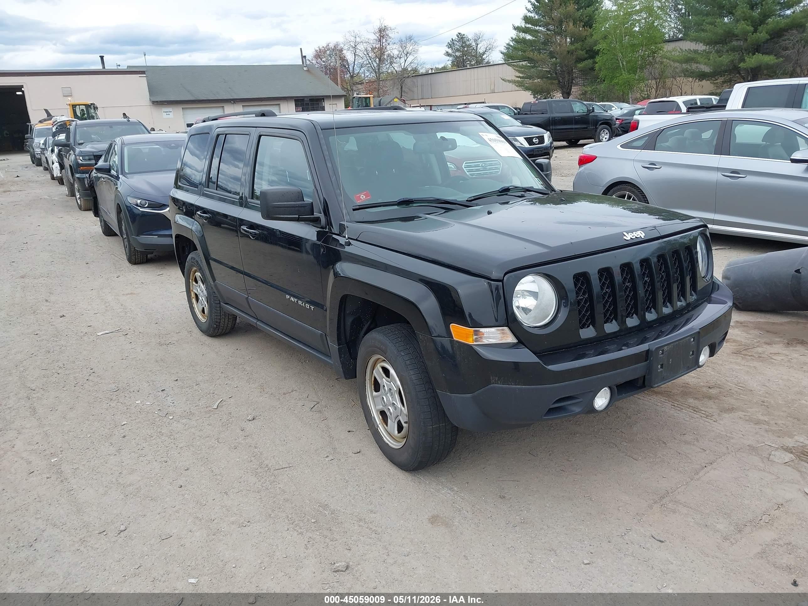2017 Jeep Patriot Sport, VIN 1C4NJRBBXHD106434 — Normal wear