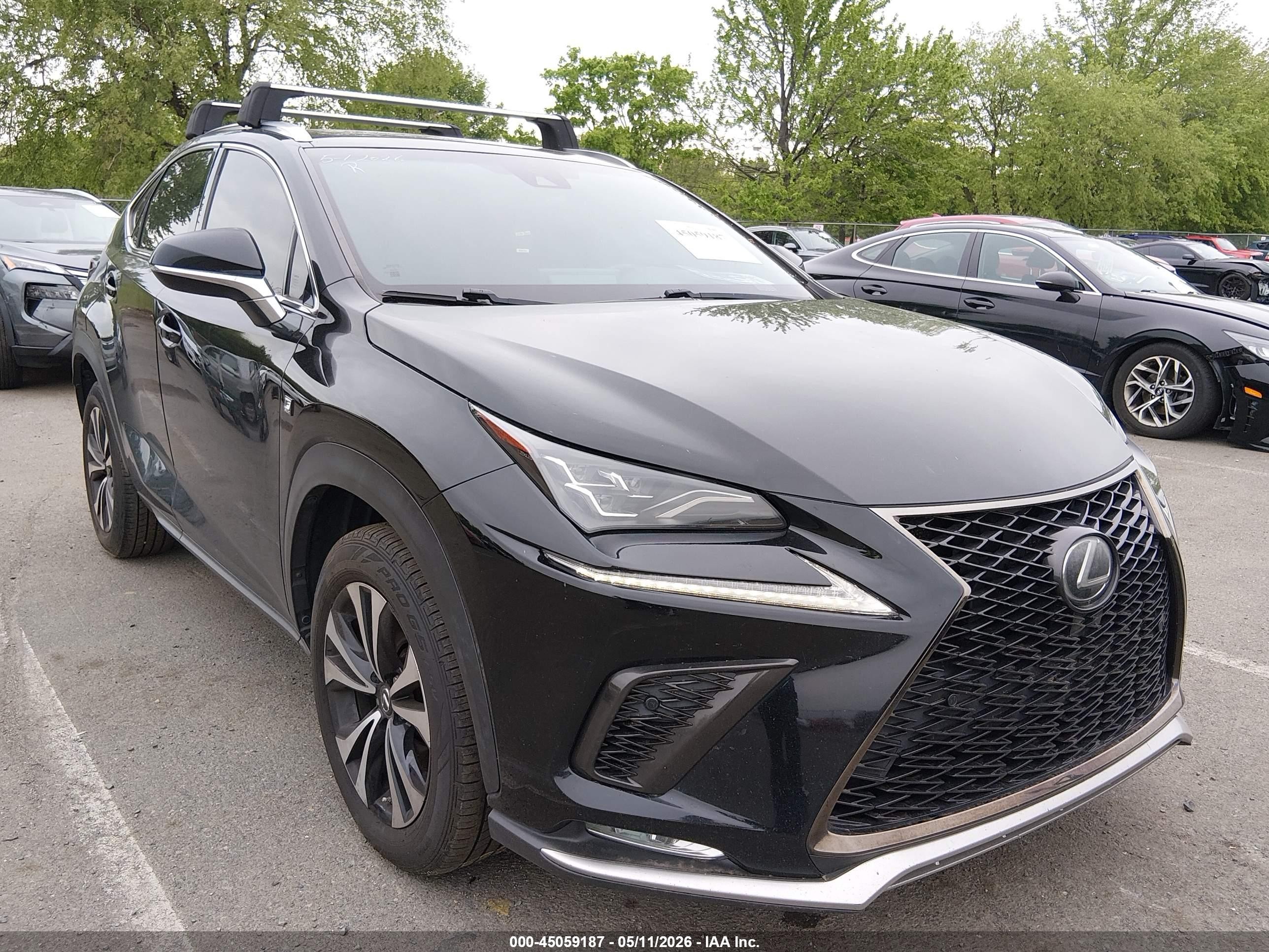 2018 Lexus NX 300 F Sport, VIN JTJBARBZ5J2149187 — Side