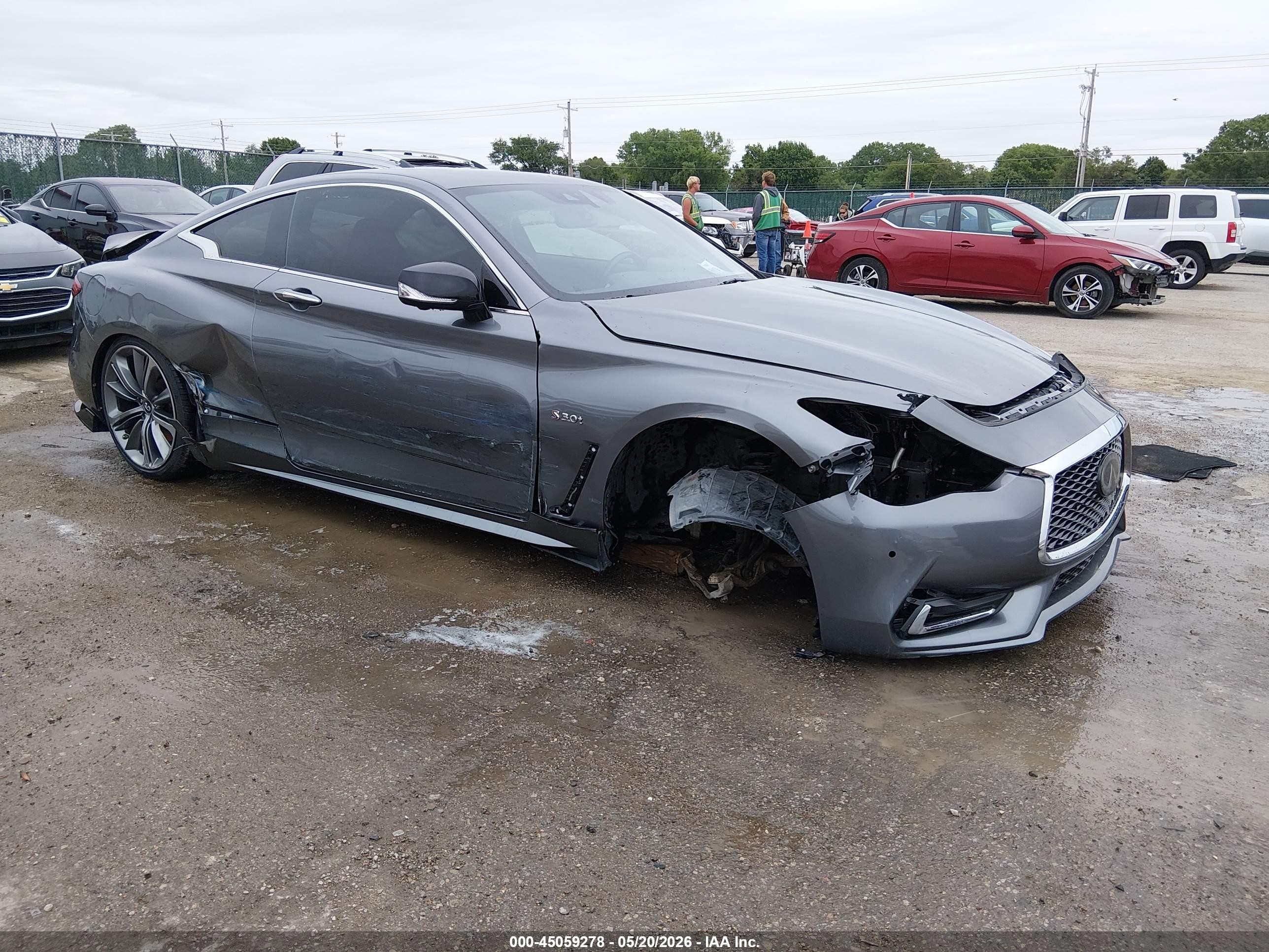 2019 Infiniti Q60 Red Sport 400, VIN JN1FV7ELXKM440989 — All over