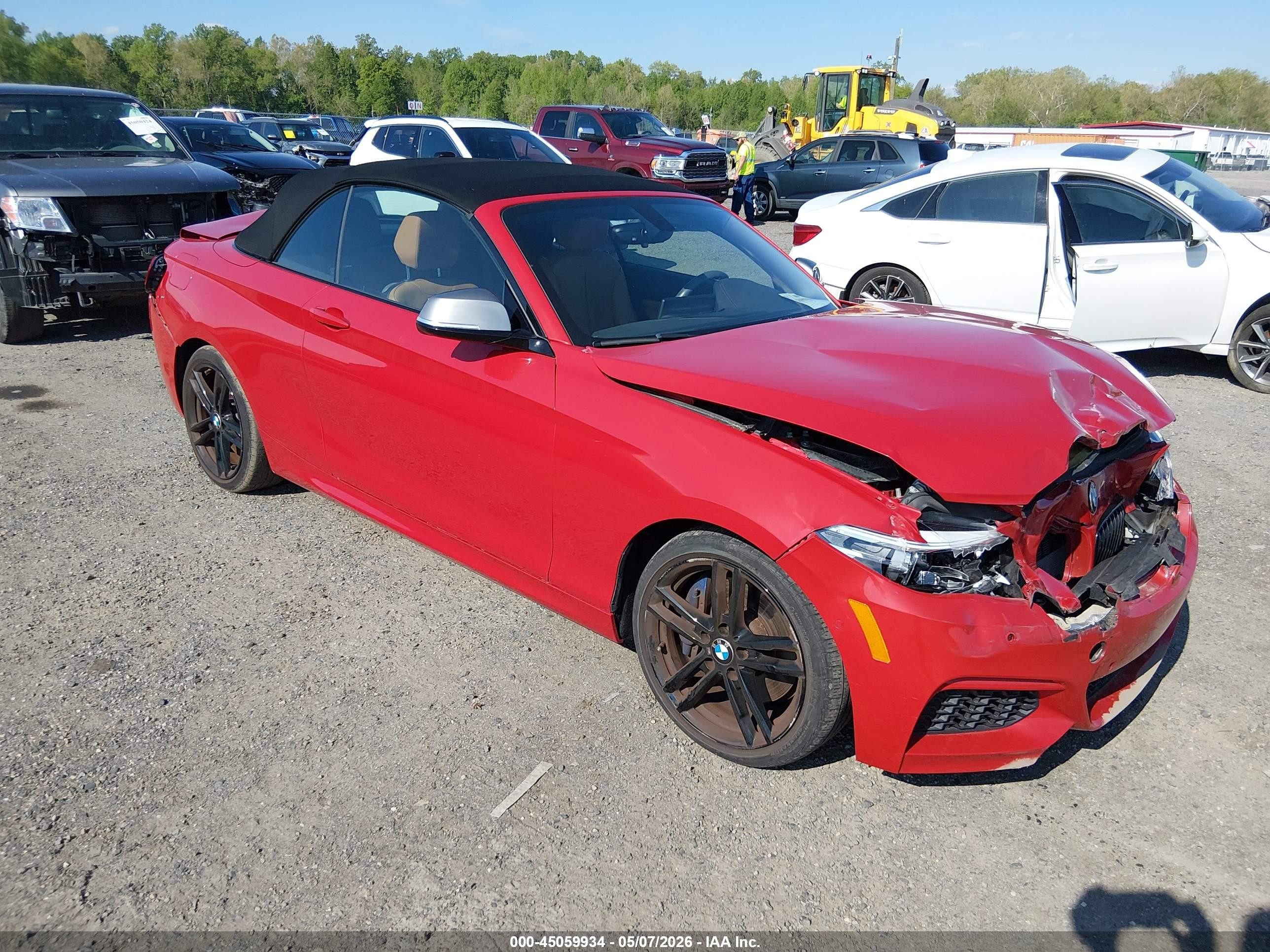 2018 BMW 2 Series M240i xDrive, VIN WBA2N3C52JVE45637 — Not stated