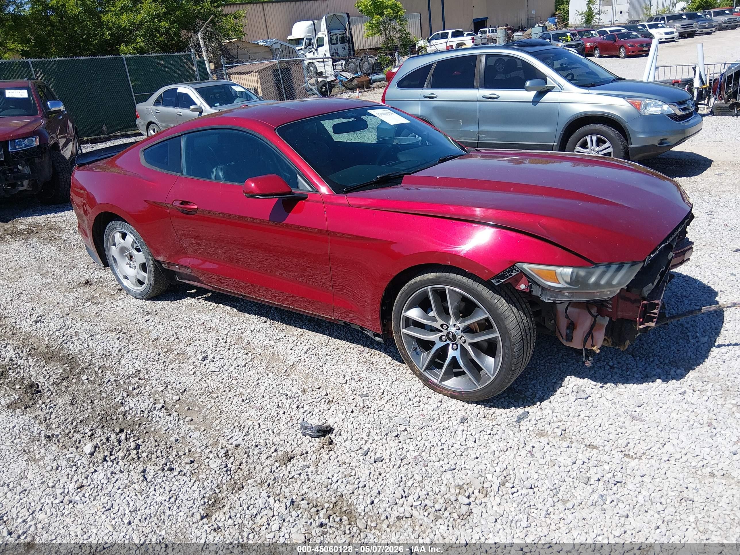 2016 Ford Mustang EcoBoost Premium, VIN 1FA6P8TH0G5201261 — Front end