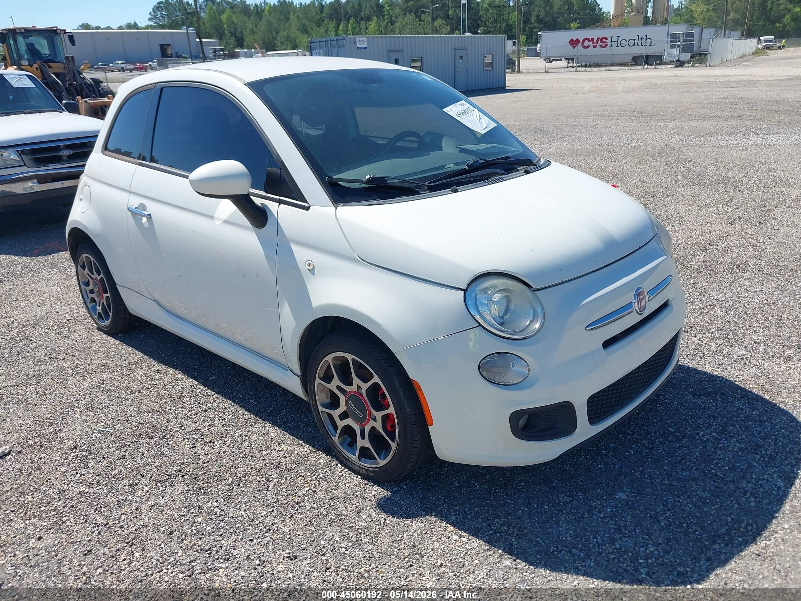 2014 FIAT 500 Sport, VIN 3C3CFFBR7ET212418 — Normal wear