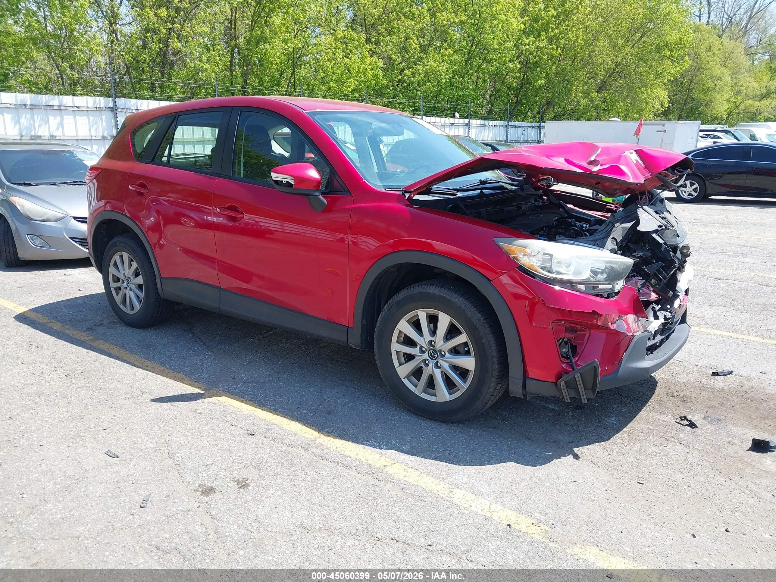 2016 Mazda CX-5 Sport, VIN JM3KE4BY8G0772879 — Front end