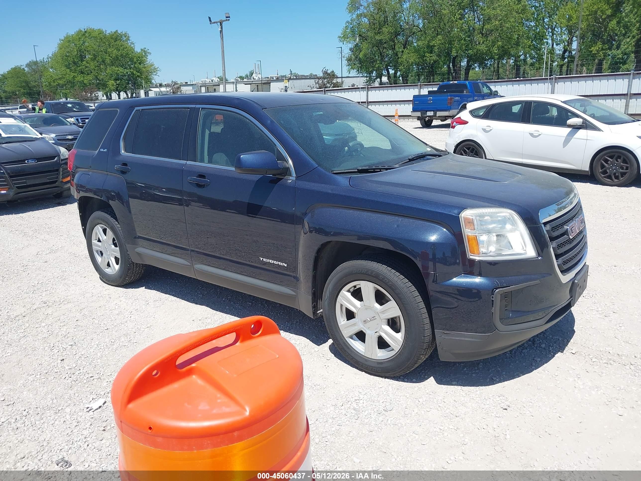 2016 GMC Terrain SLE, VIN 2GKALMEK7G6187448 — Hail