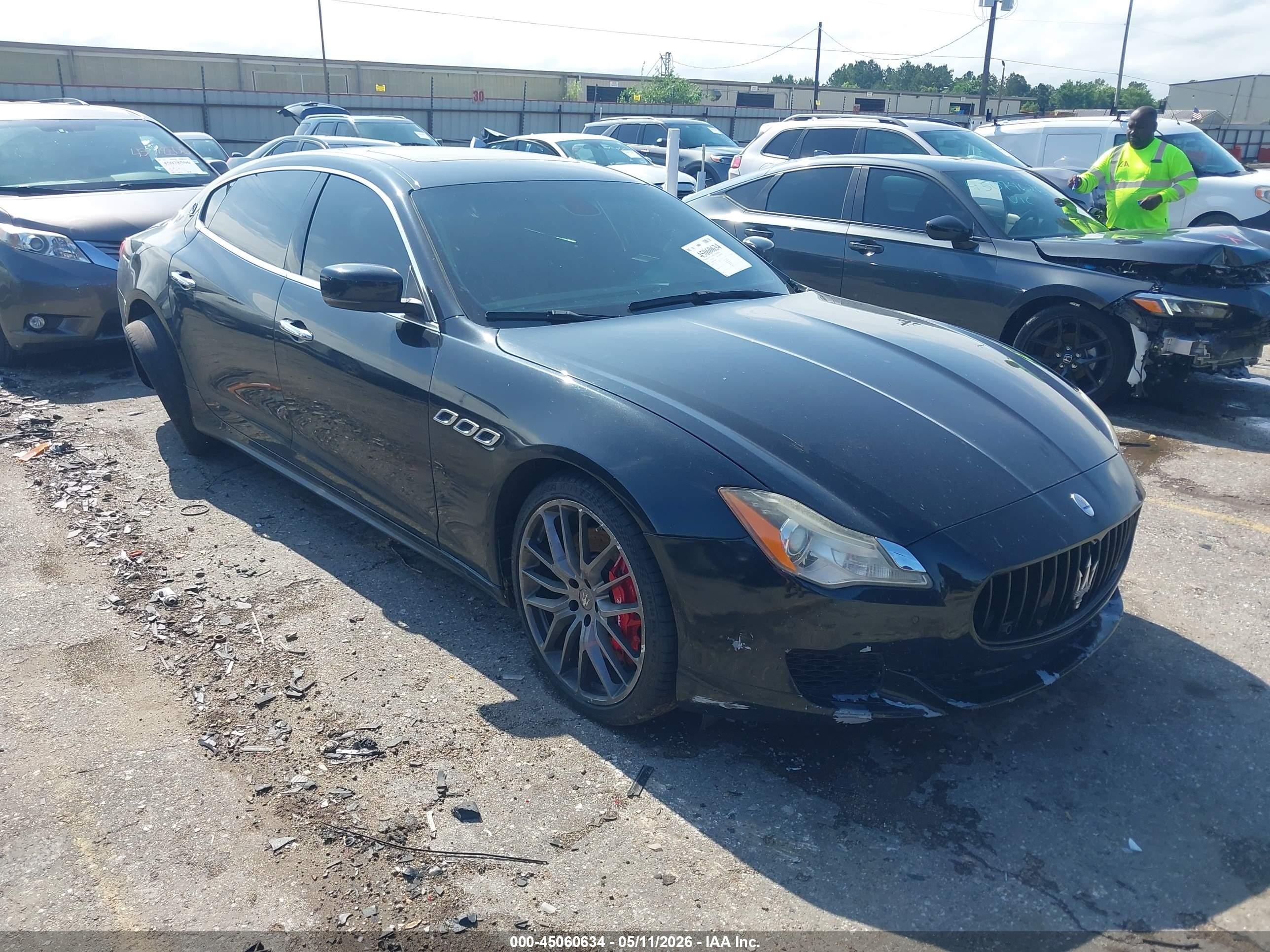2014 Maserati Quattroporte GTS, VIN ZAM56PPA1E1086430 — Undercarriage