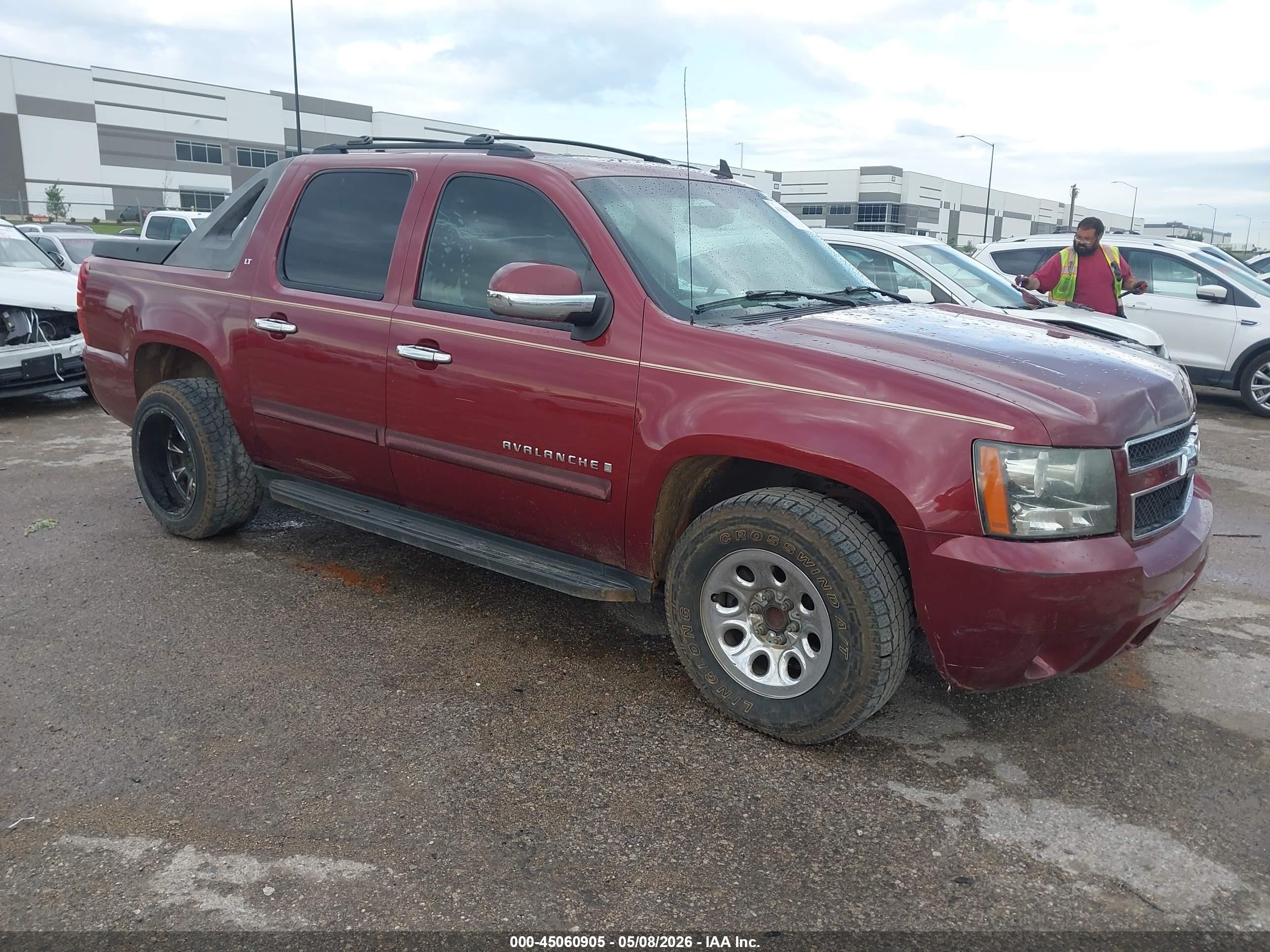 2008 Chevrolet Avalanche LTZ, VIN 3GNEC12J68G140738 — Theft recovery