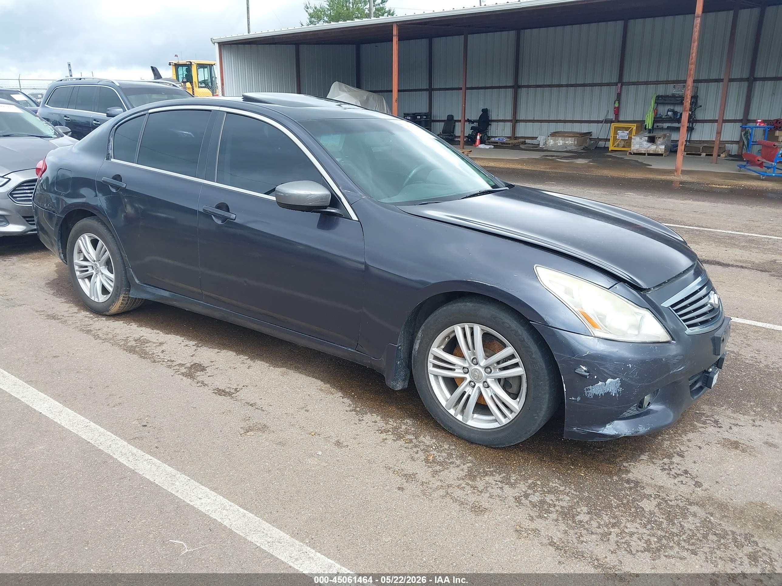 2013 Infiniti G37 x, VIN JN1CV6ARXDM753664 — Repossession